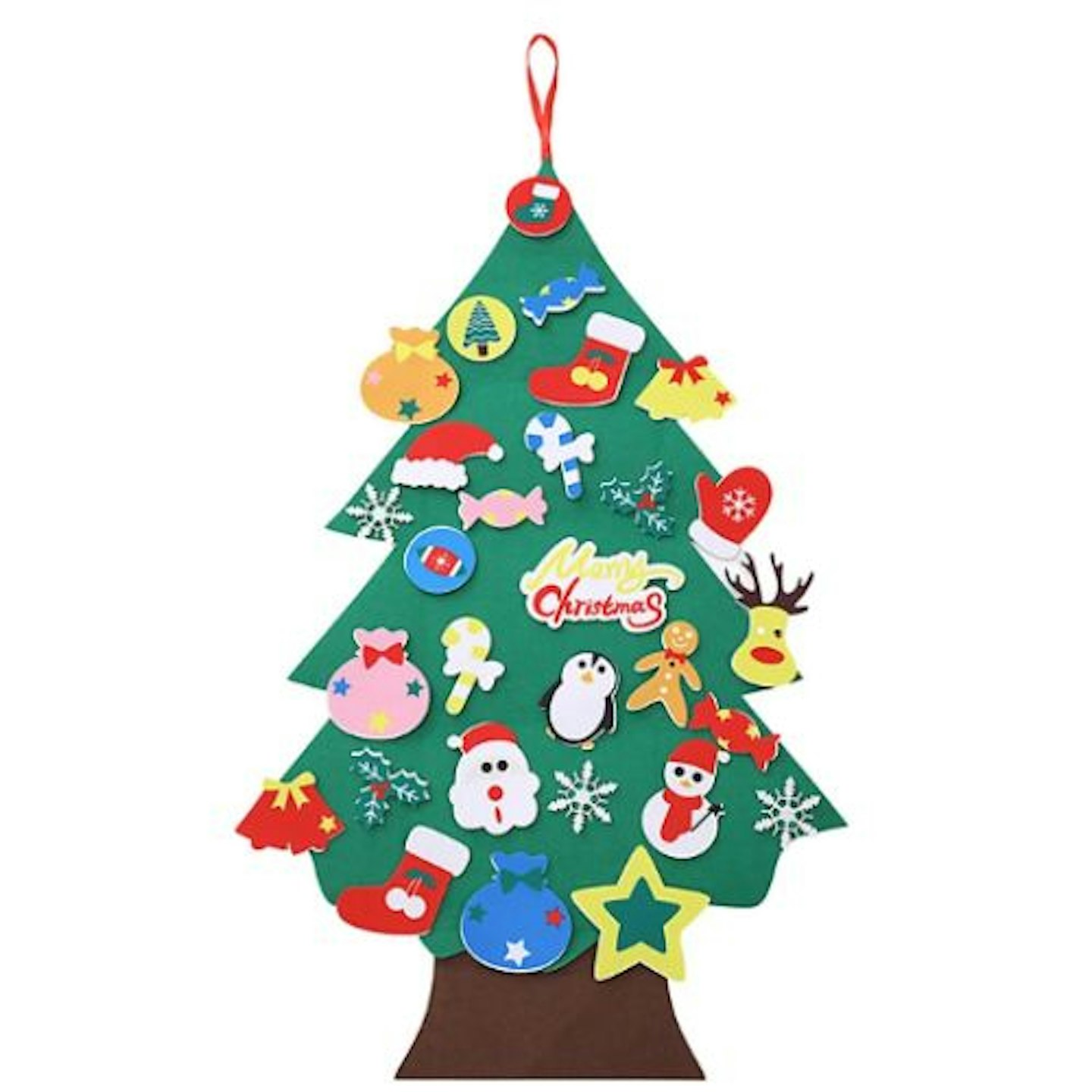 Best children's Christmas tree Livingandhome Cartoon DIY Felt Christmas Tree