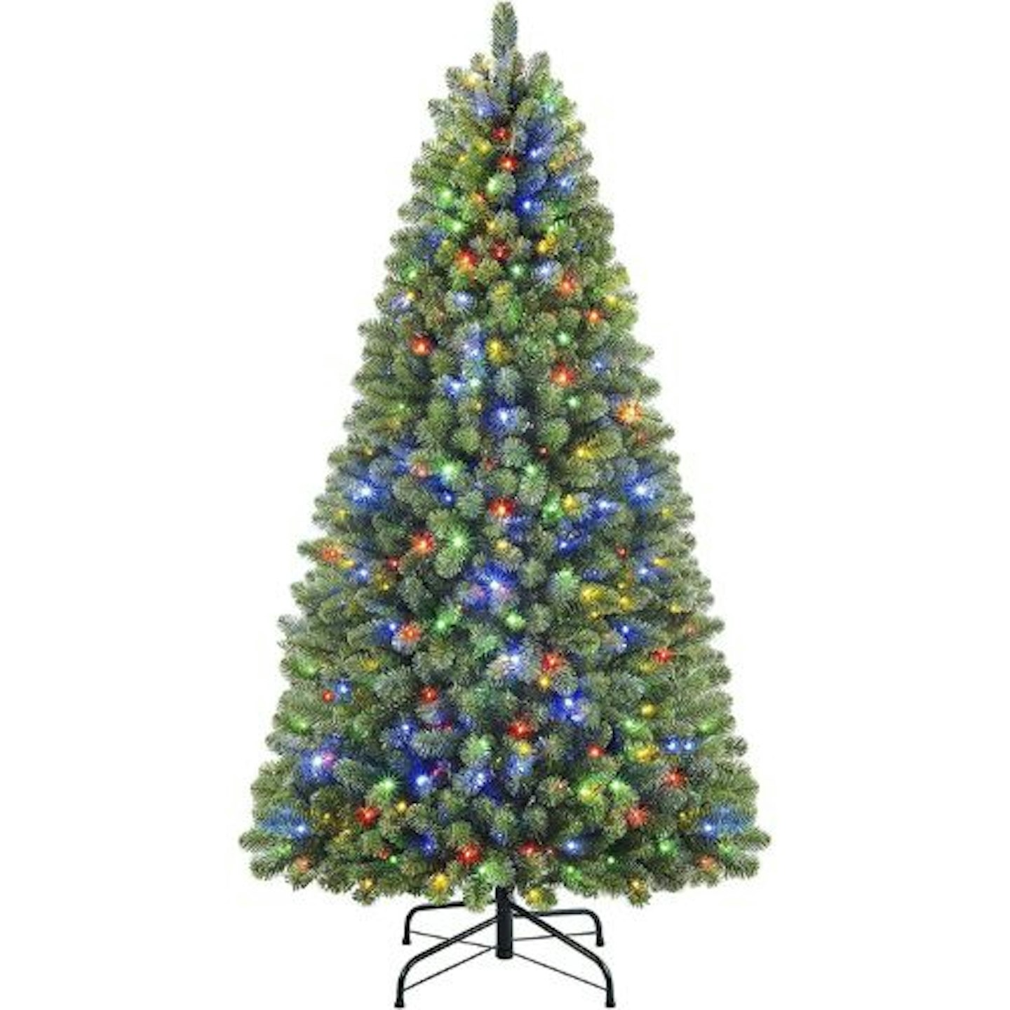 Best artificial Christmas trees SHareconn 6ft Pre-lit Artificial Christmas Tree