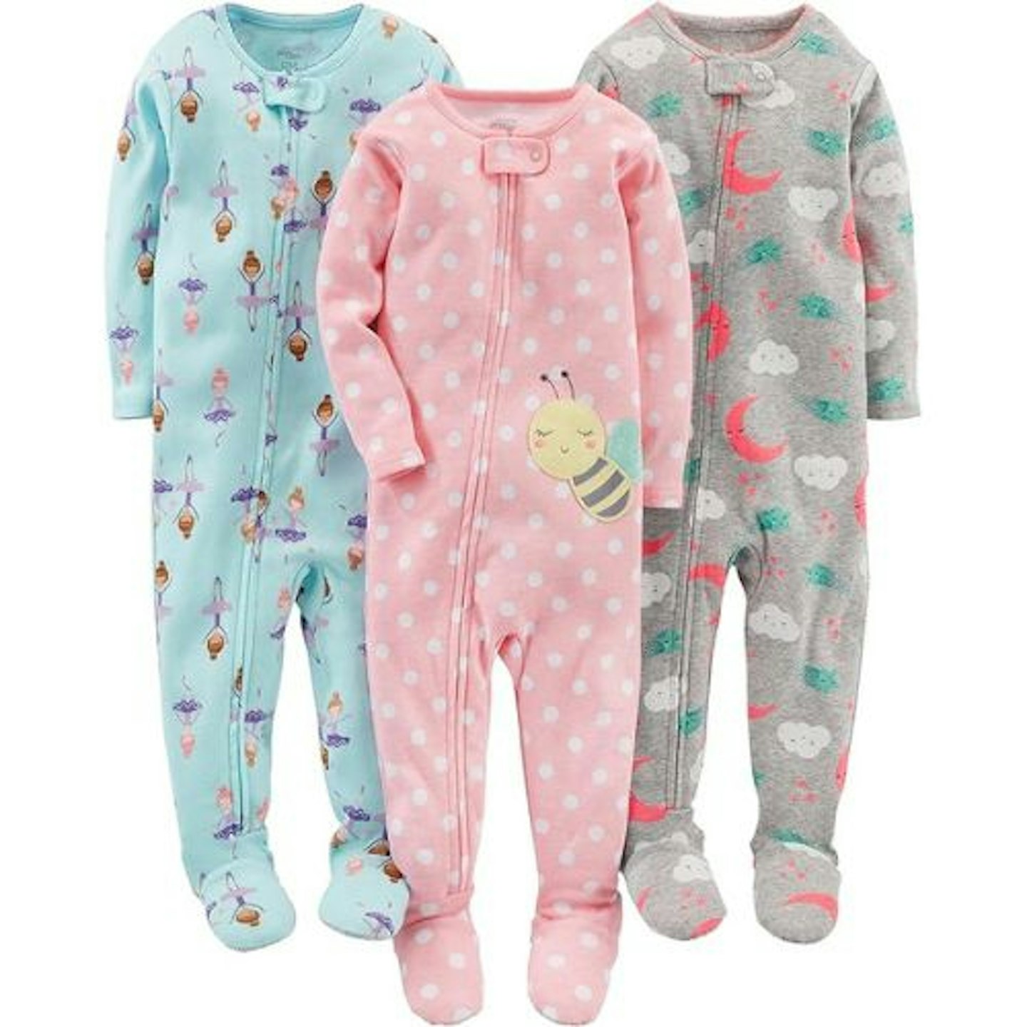 Best toddler pyjamas Toddlers and Baby Girls' Snug-Fit Footed Cotton Pyjamas