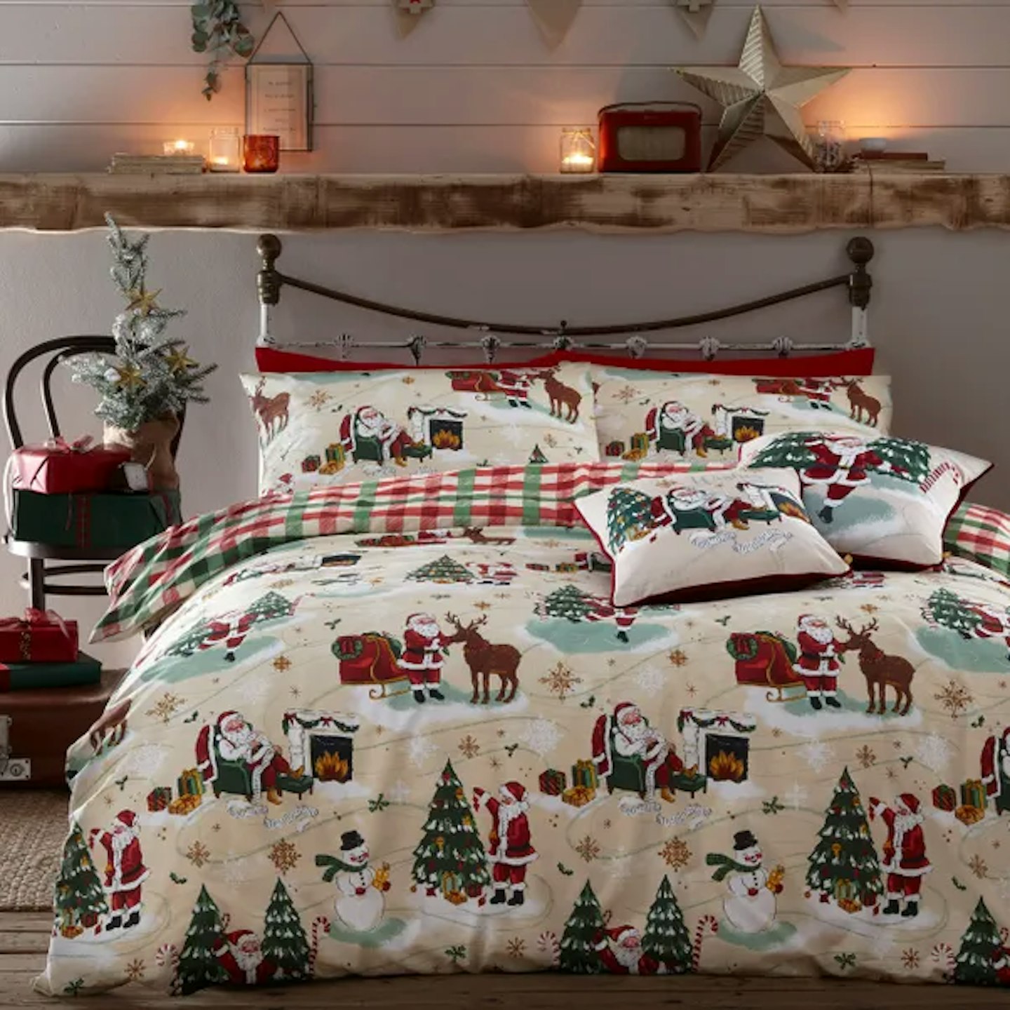 jolly santa bedding 