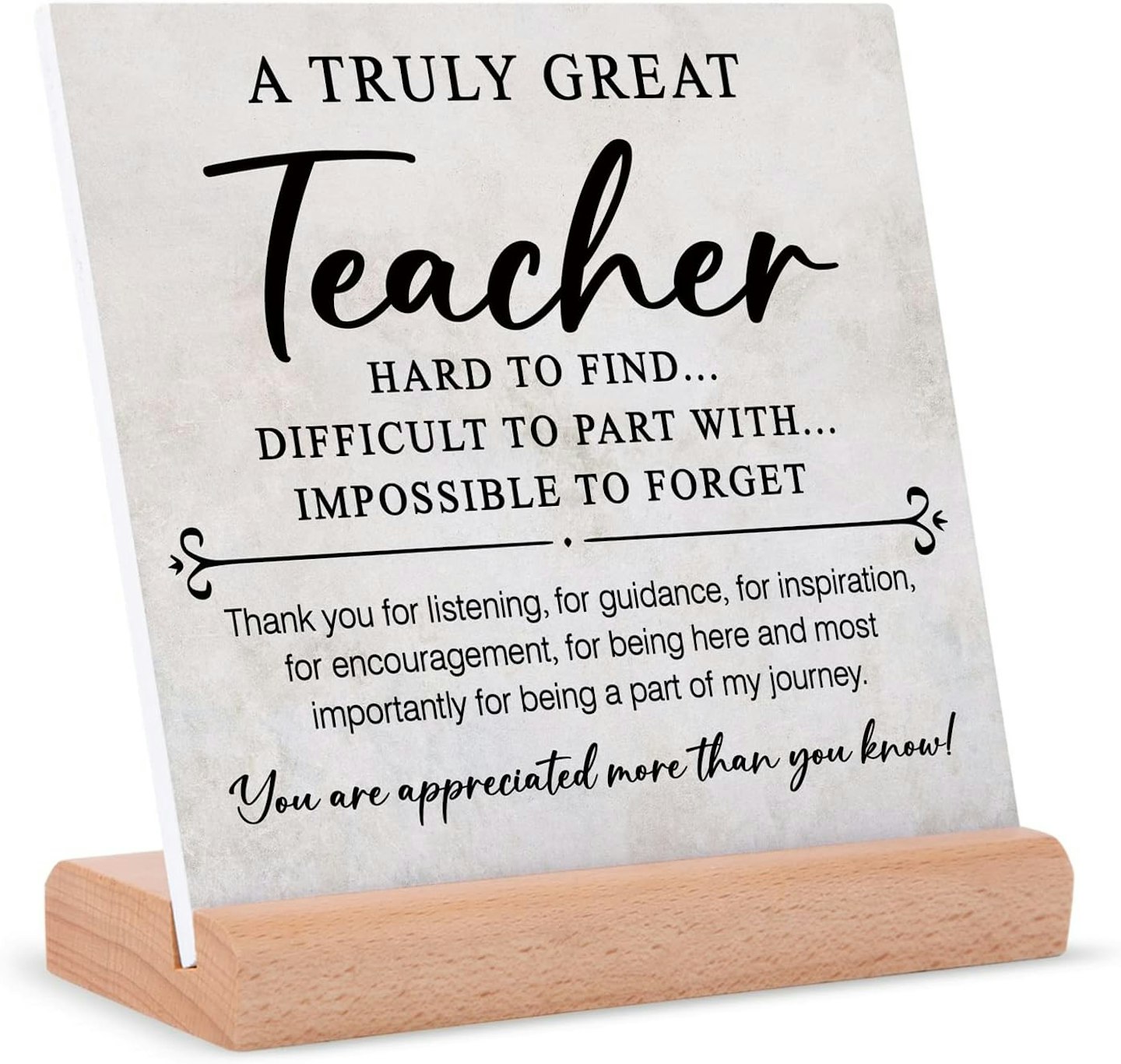 Gowelly Acrylic Plaque Teacher Gifts
