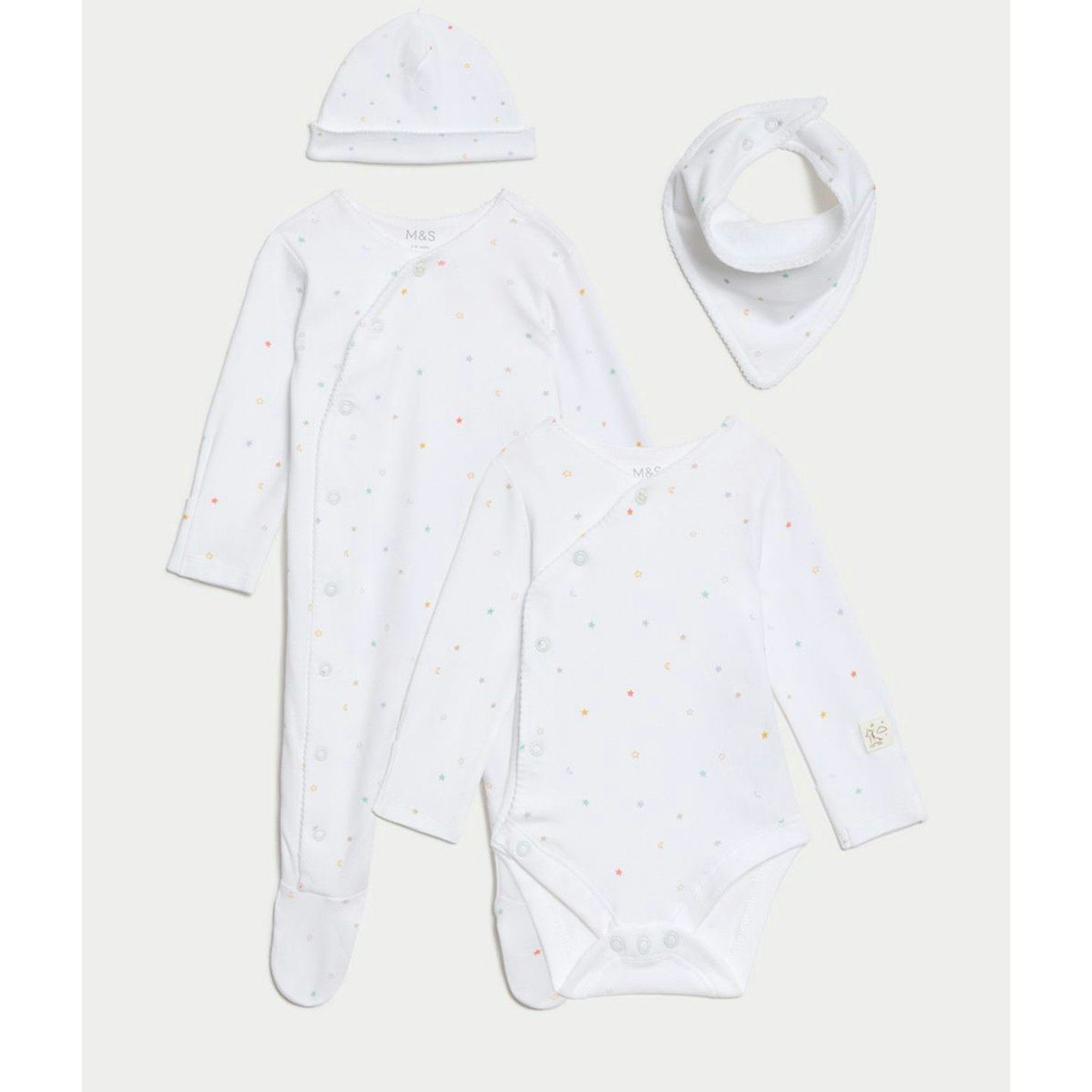 6pc Pure Cotton Stars Starter Set 