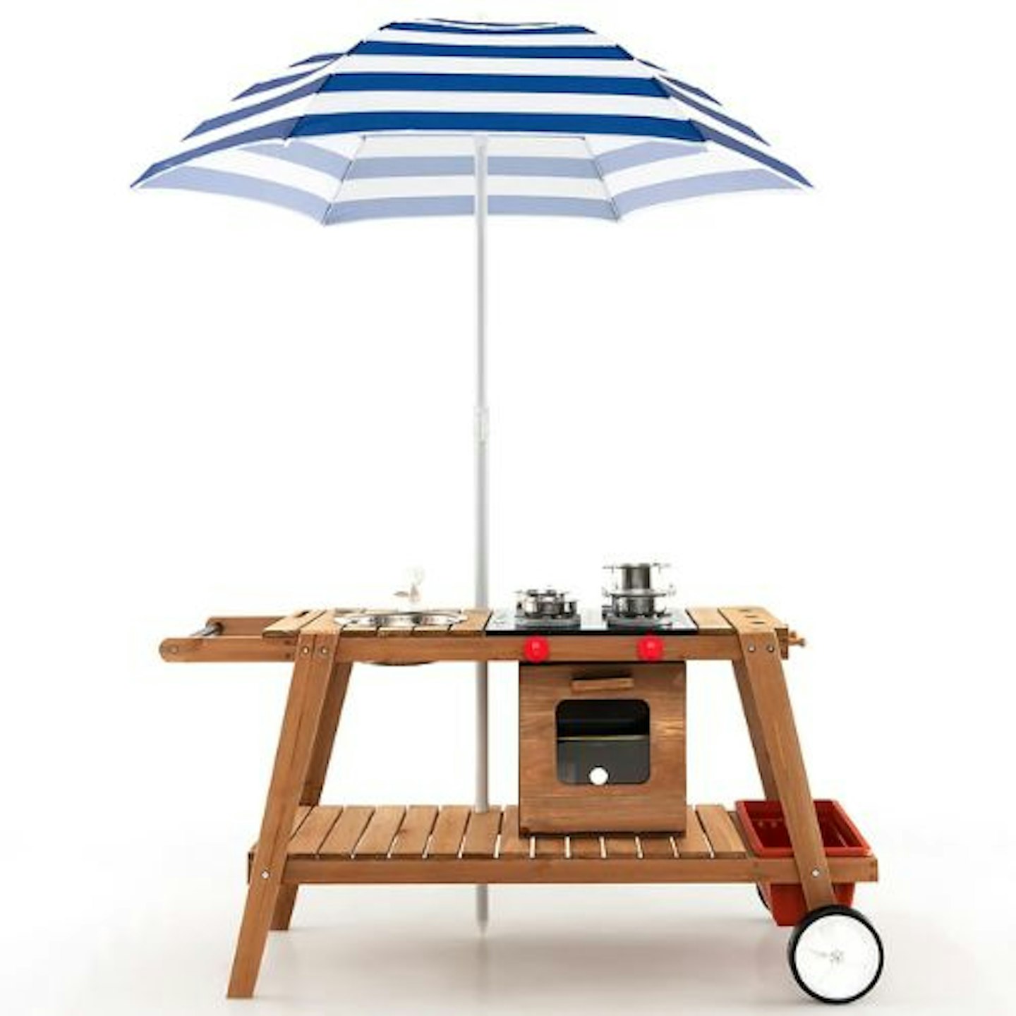 Best mud kitchen Costway Wooden Mud Kitchen