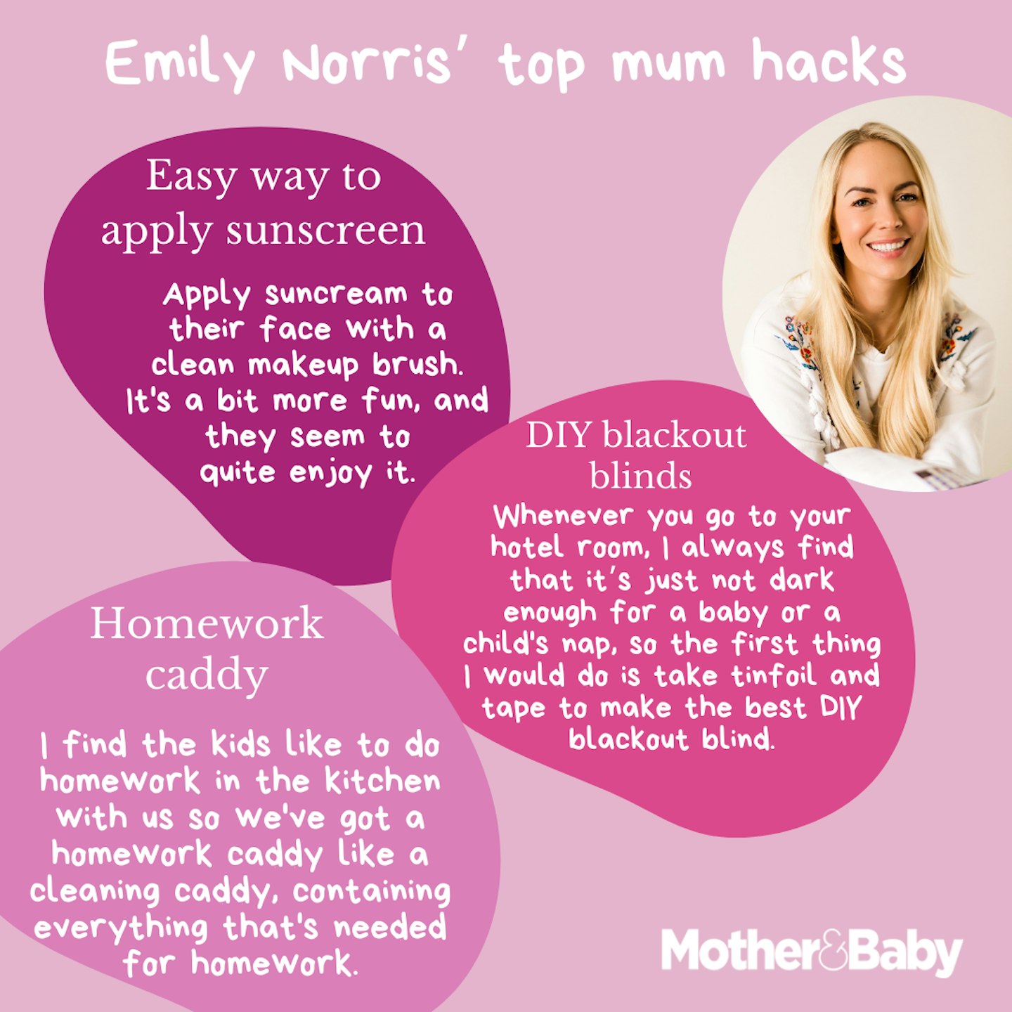 Emily Norris favourite hacks