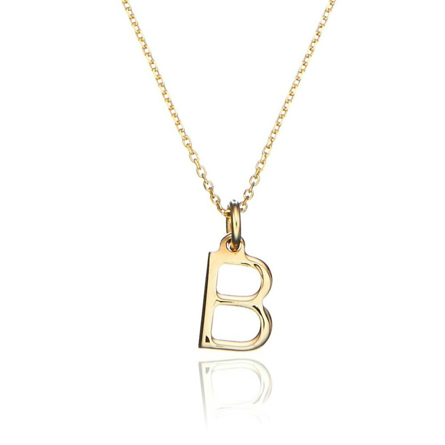 Lily & Roo Solid Gold Initial Letter Necklace