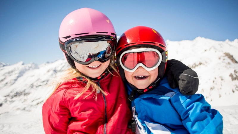 Youth ski helmet and 2025 goggles