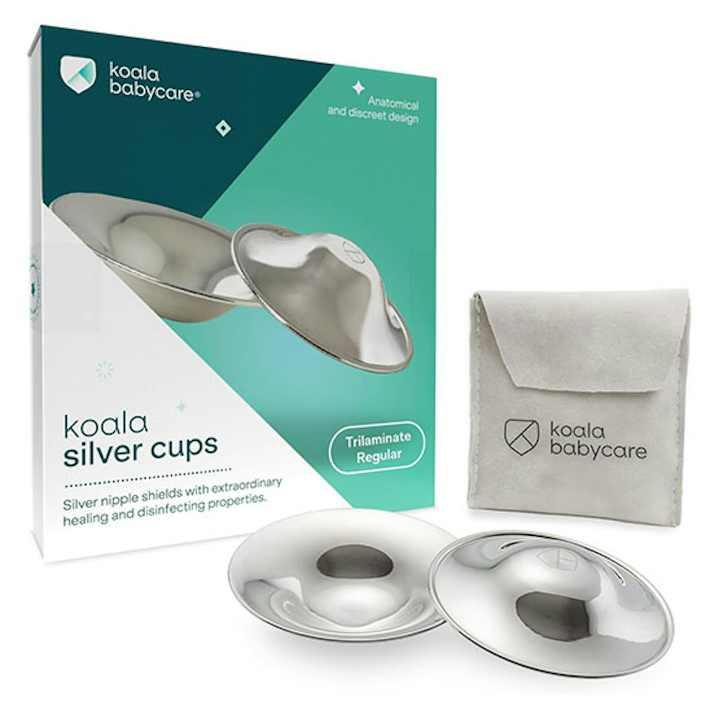 Koala Babycare Silver Nipple Shields