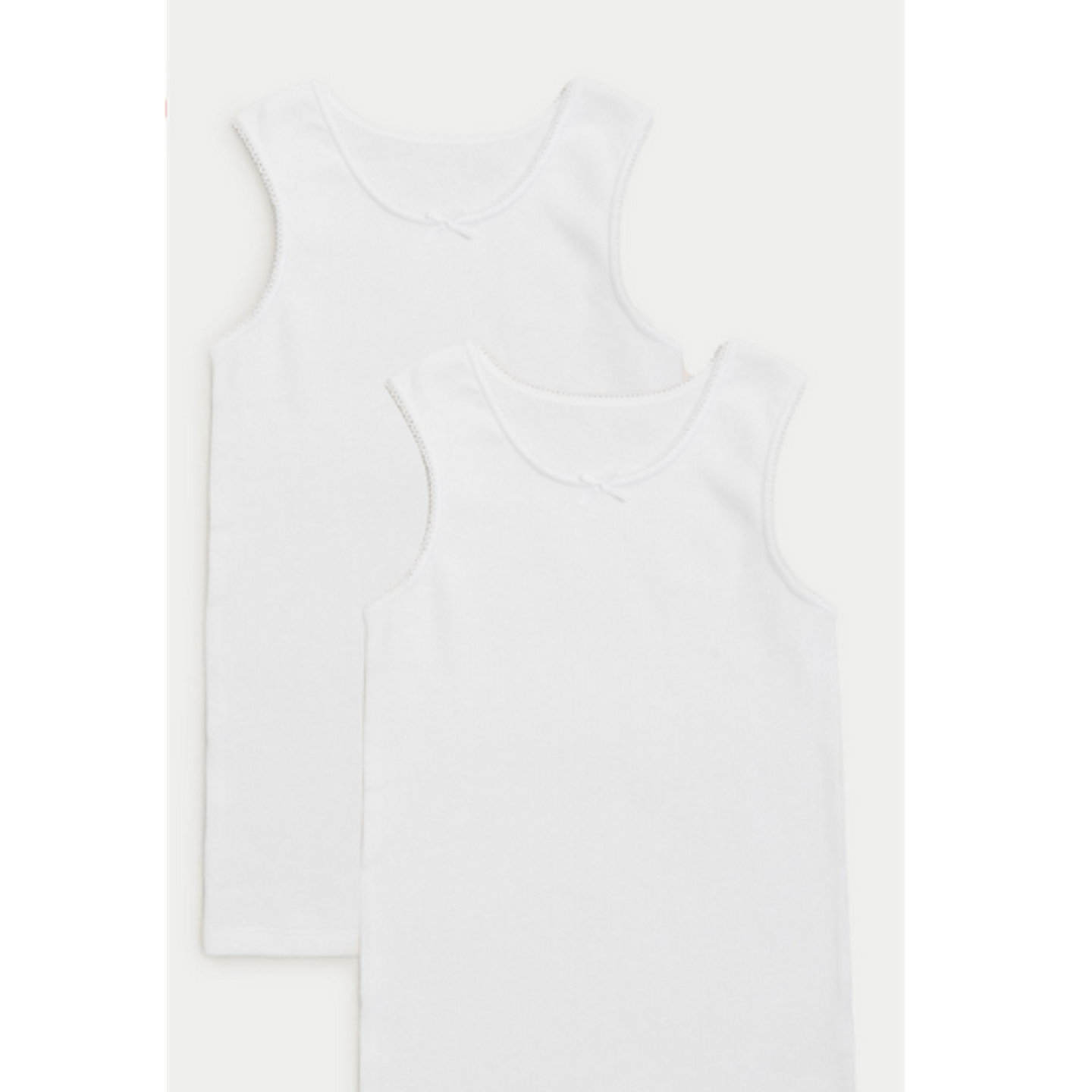 John Lewis Kids' Thermal Long Sleeve Top, Pack of 2, White at John Lewis &  Partners