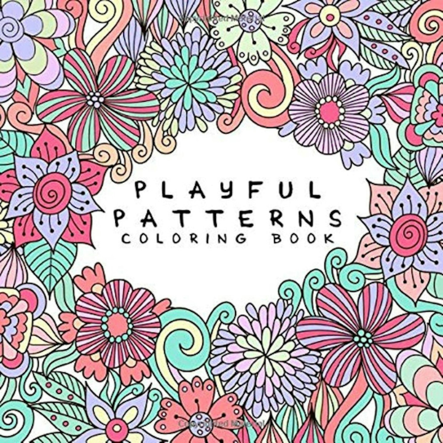 Playful patterns colouring book
