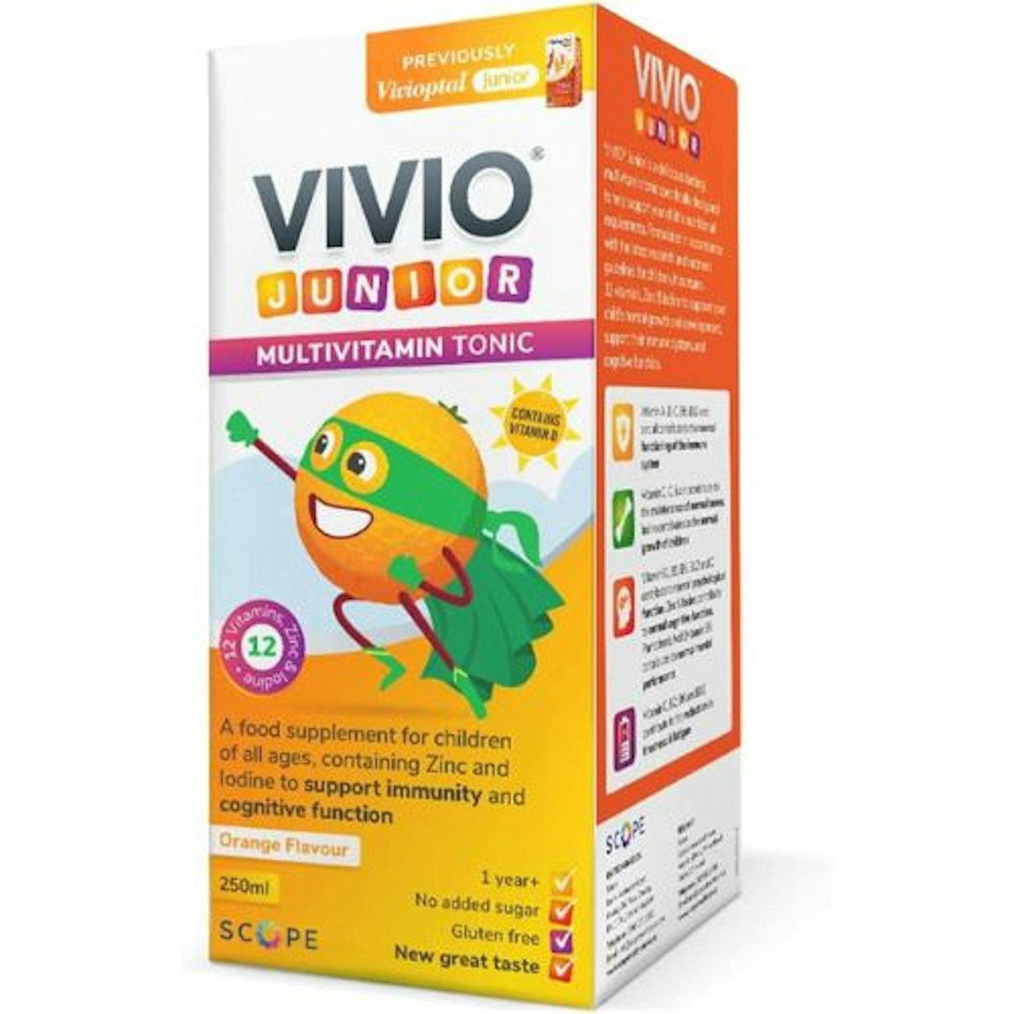 Best baby vitamins VIVIO Junior Multivitamin Tonic for Kids