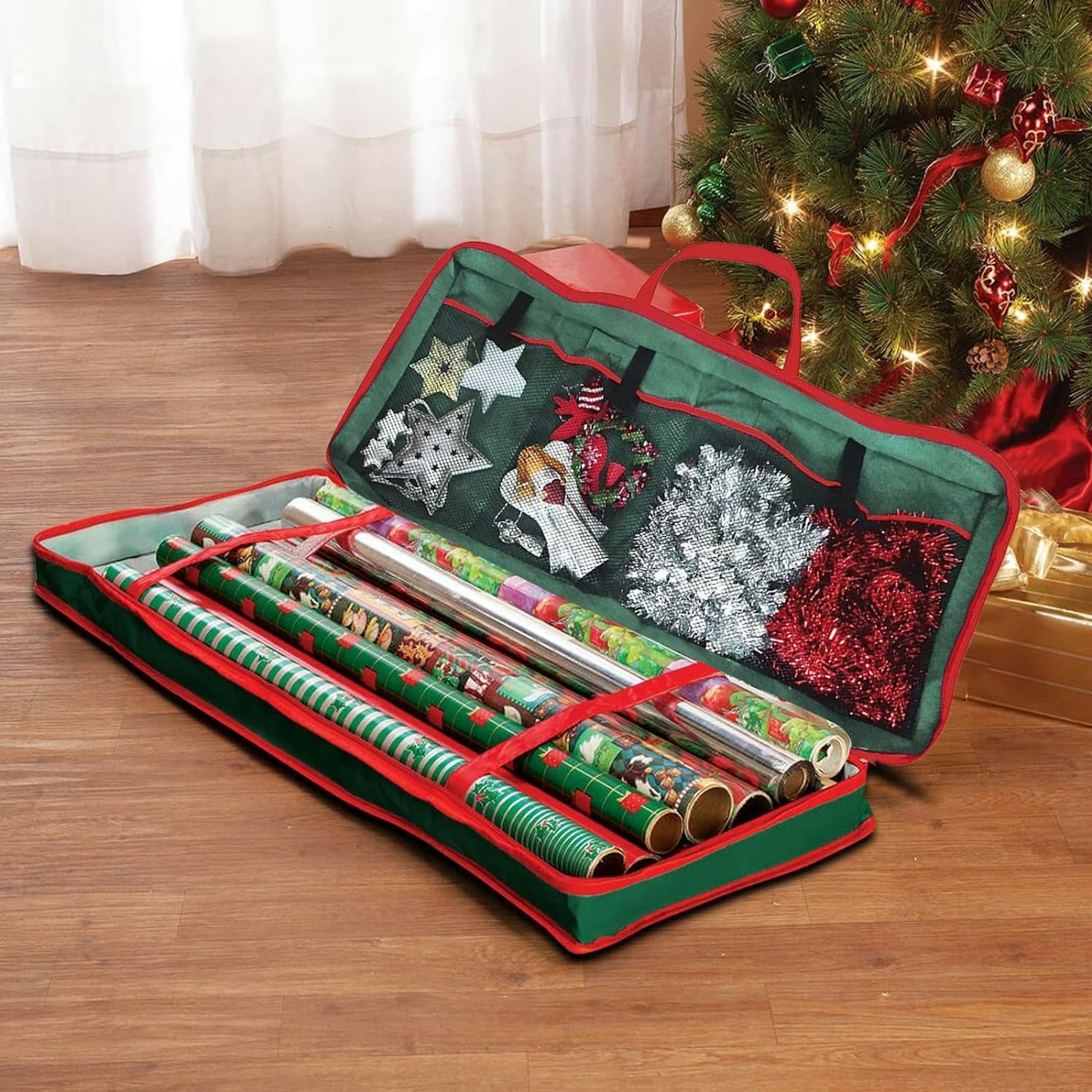 storage for wrapping paper 