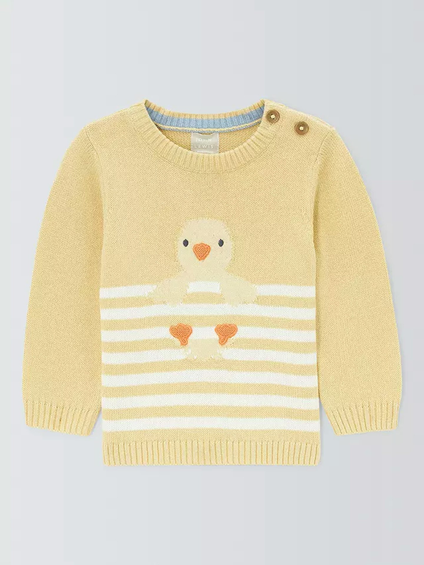 Baby Stripe Chick Jumper, Yellow