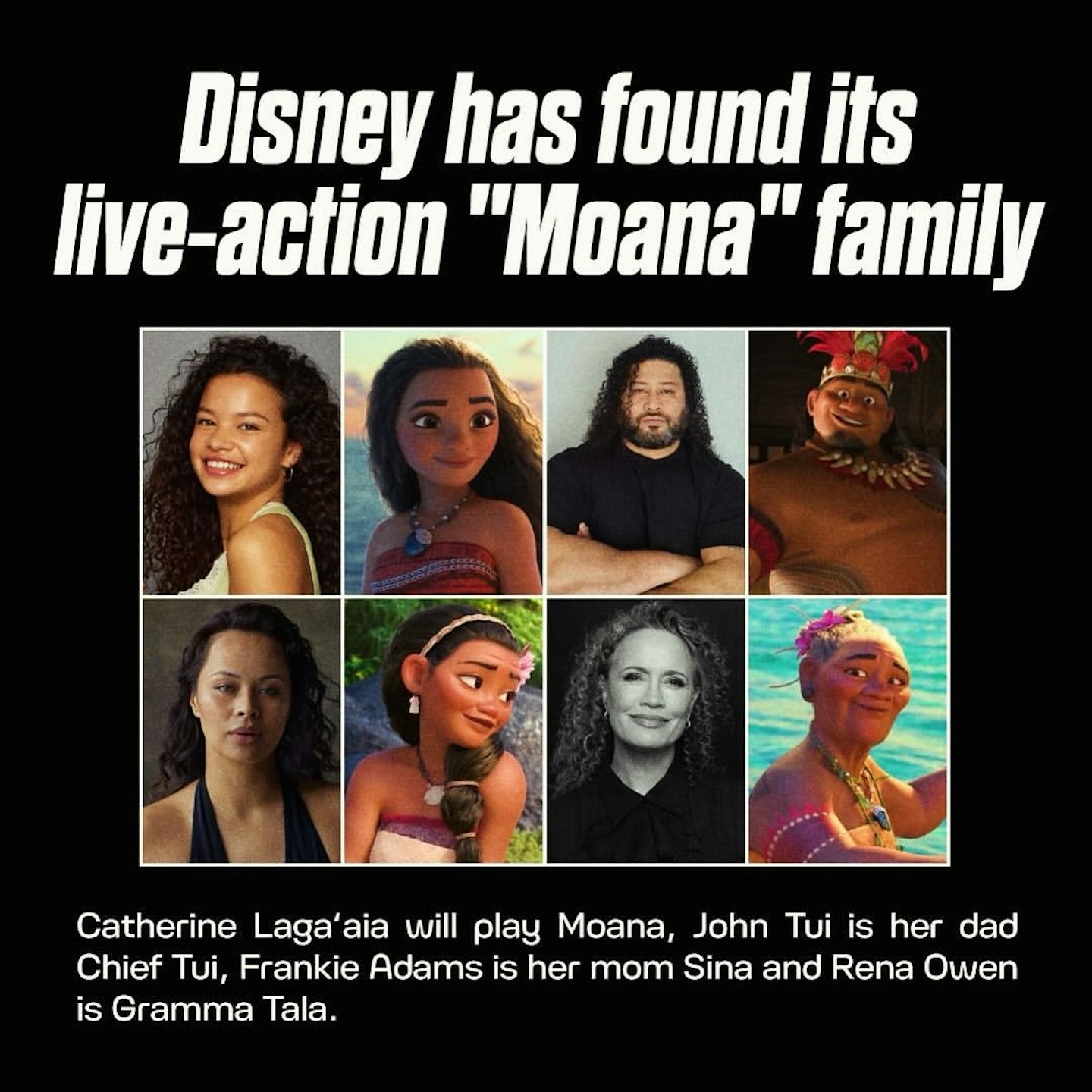 Moana Live Action Cast