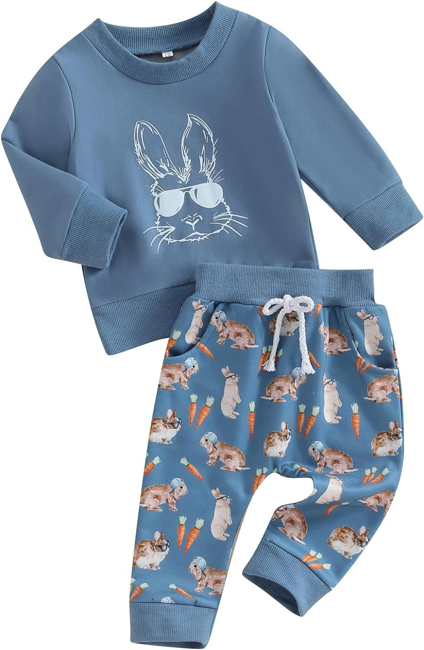 Tracksuit Set Bunny Carrot Print