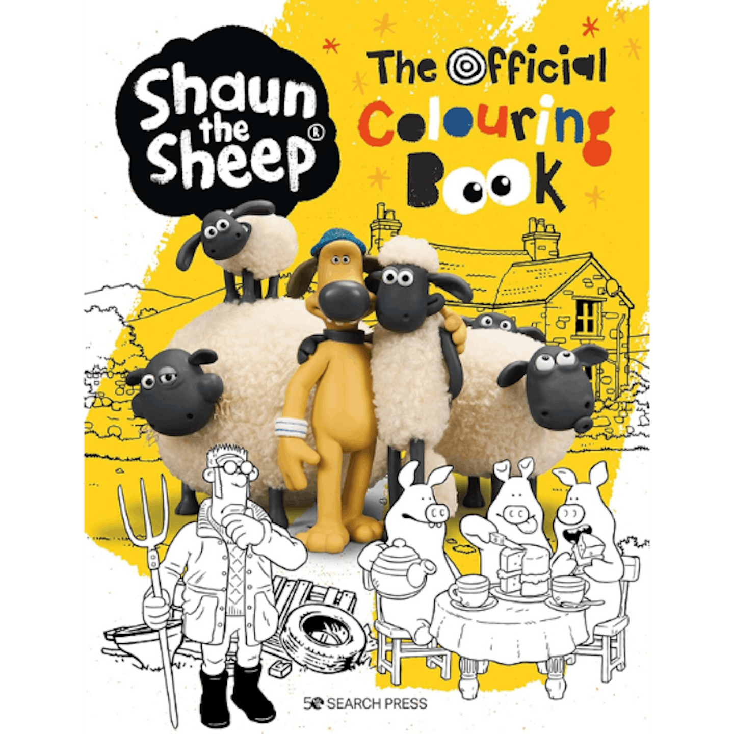Shaun the Sheep colouring book