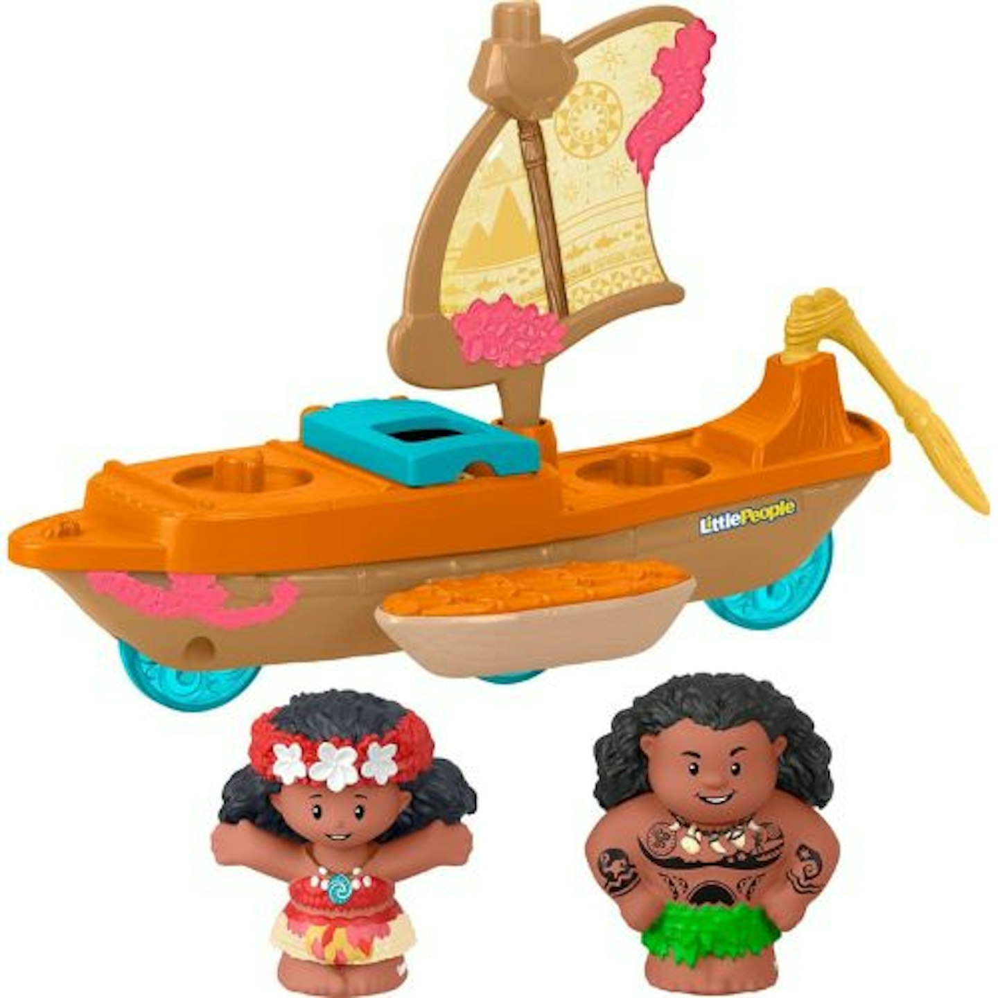 Best Moana toys Disney Princess Moana & Maui's Canoe by Little People