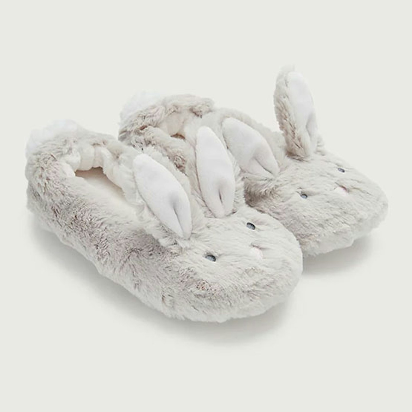 Fluffy bunny slippers