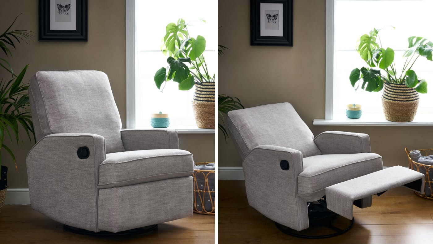 Obaby Madison Swivel Glider Recliner Chair