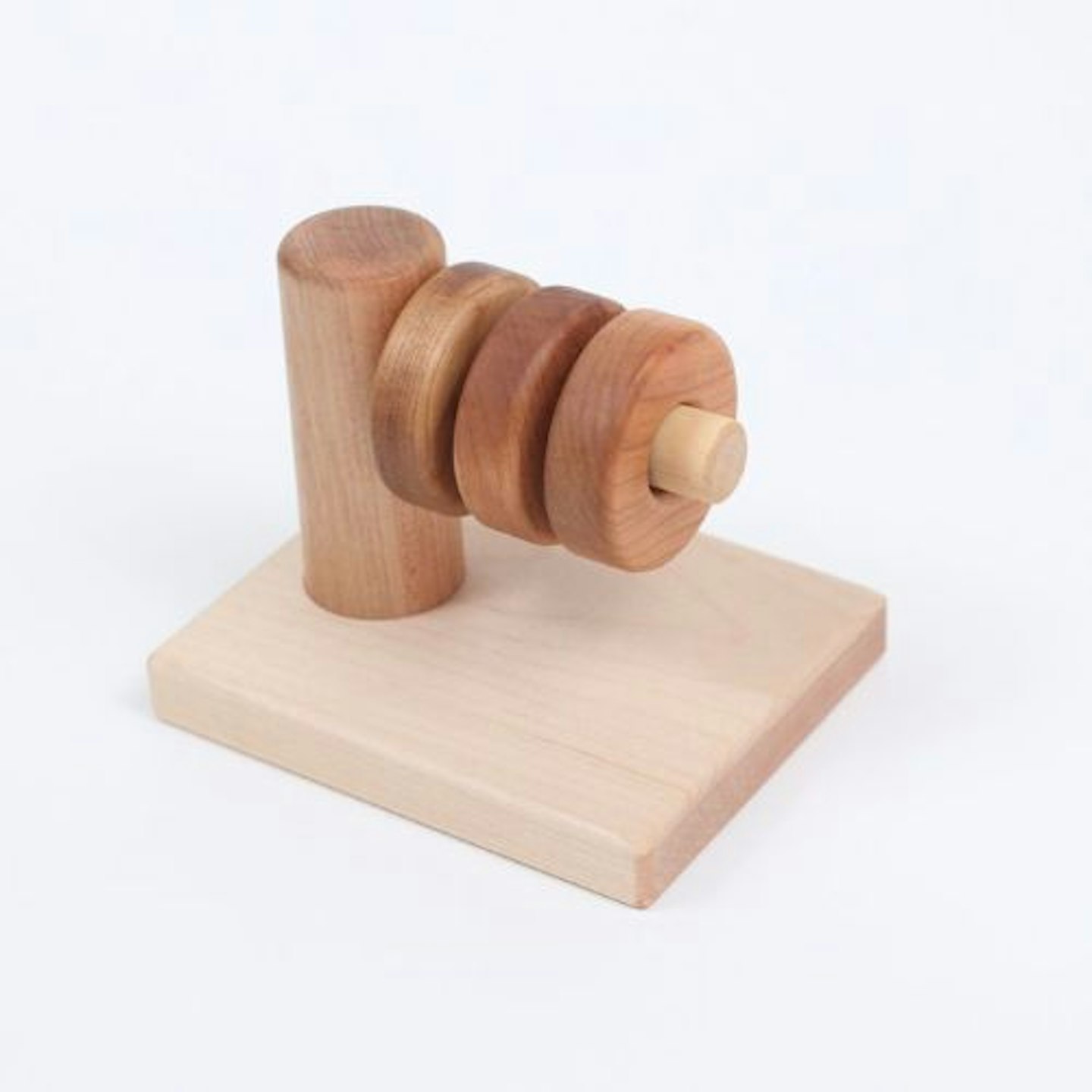 Best Montessori toys Montessori Discs on a Horizontal Dowel