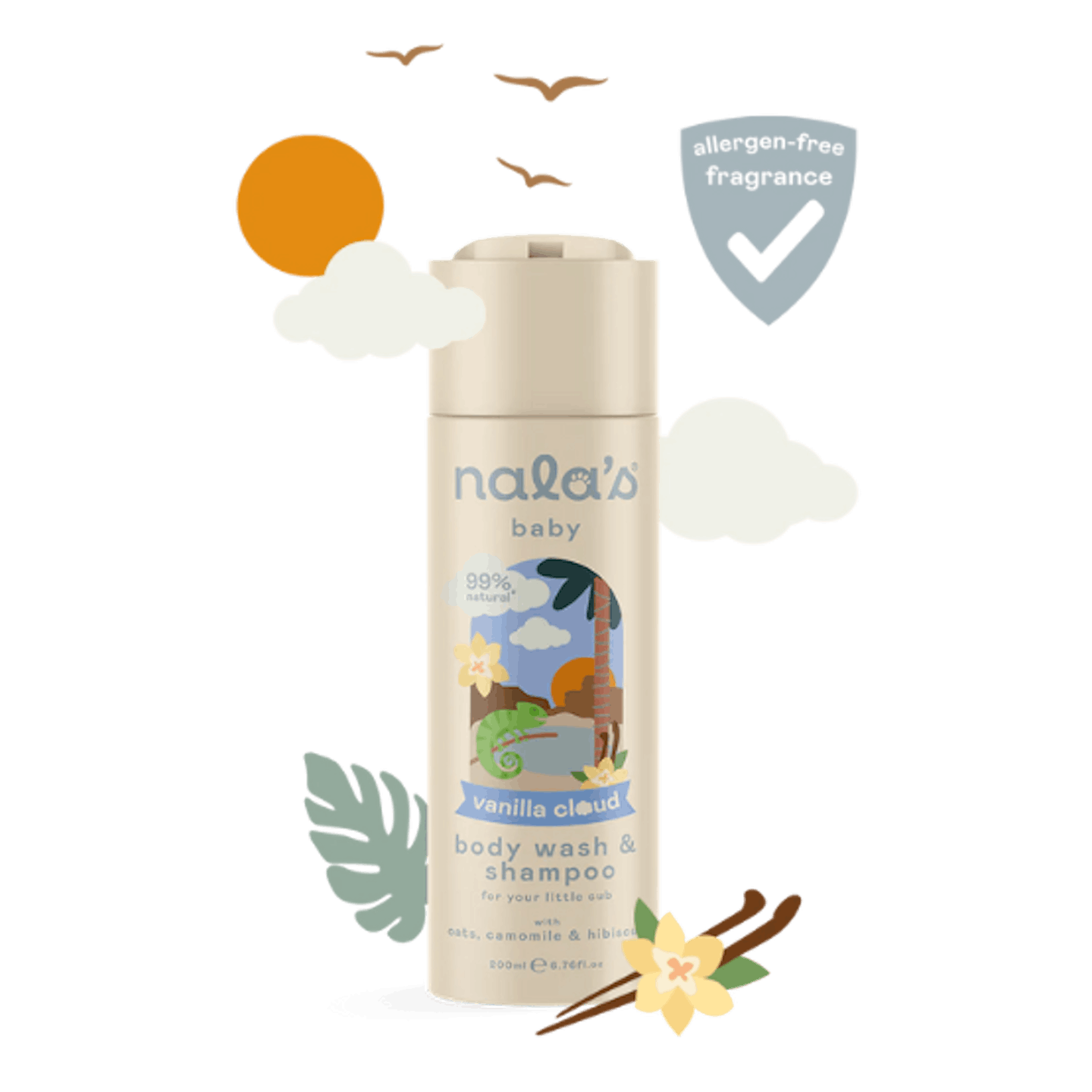 Nala's baby Vanilla cloud shampoo 