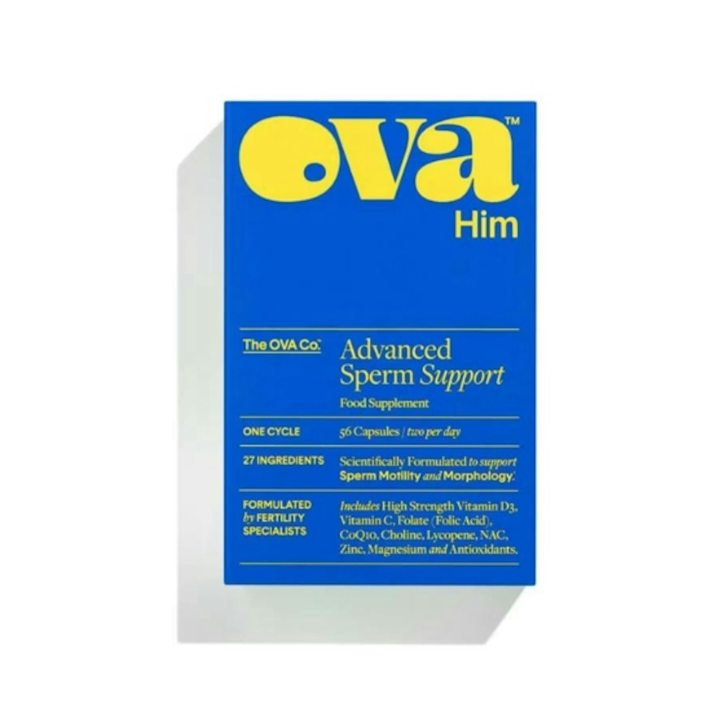 OVAHim Advanced Sperm Support 56 Capsules