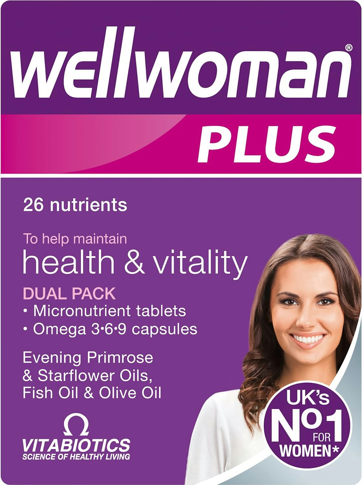 Vitabiotics Wellwoman Plus Omega 369 56 Tablets