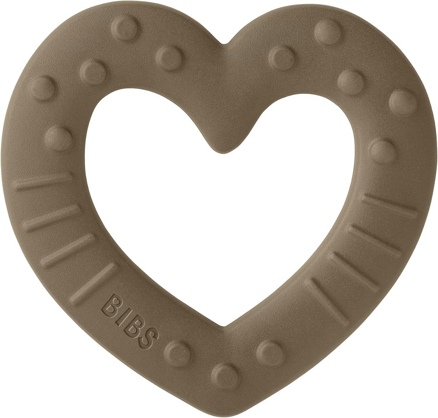 bibs heart teether 