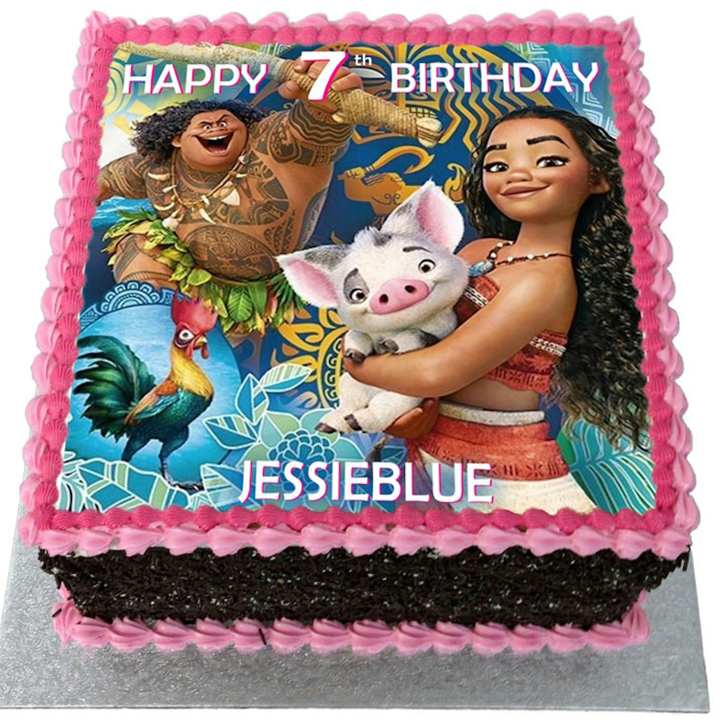 Flecks moana birthday cake 