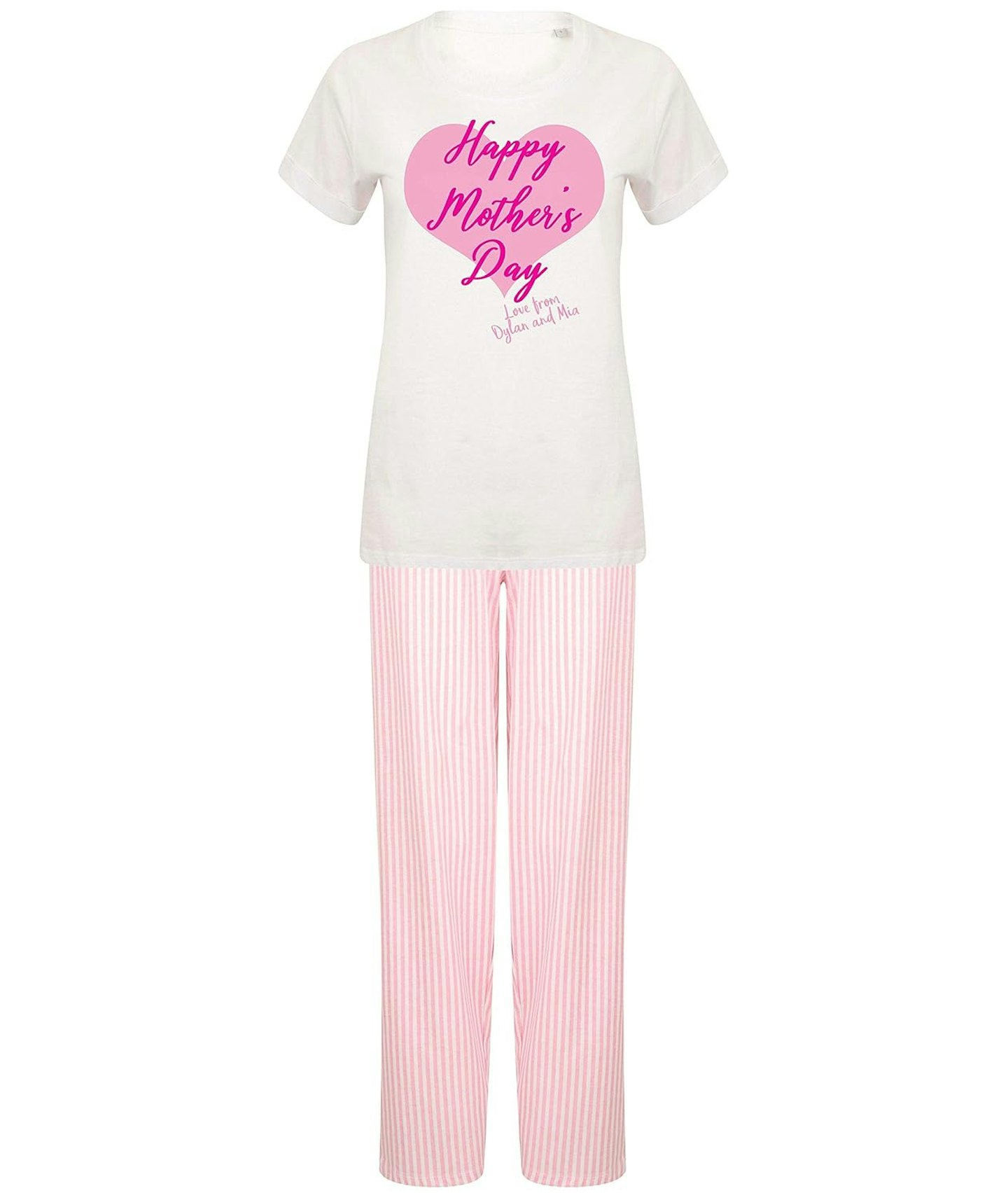 Personalised Mother s Day retro Pyjamas