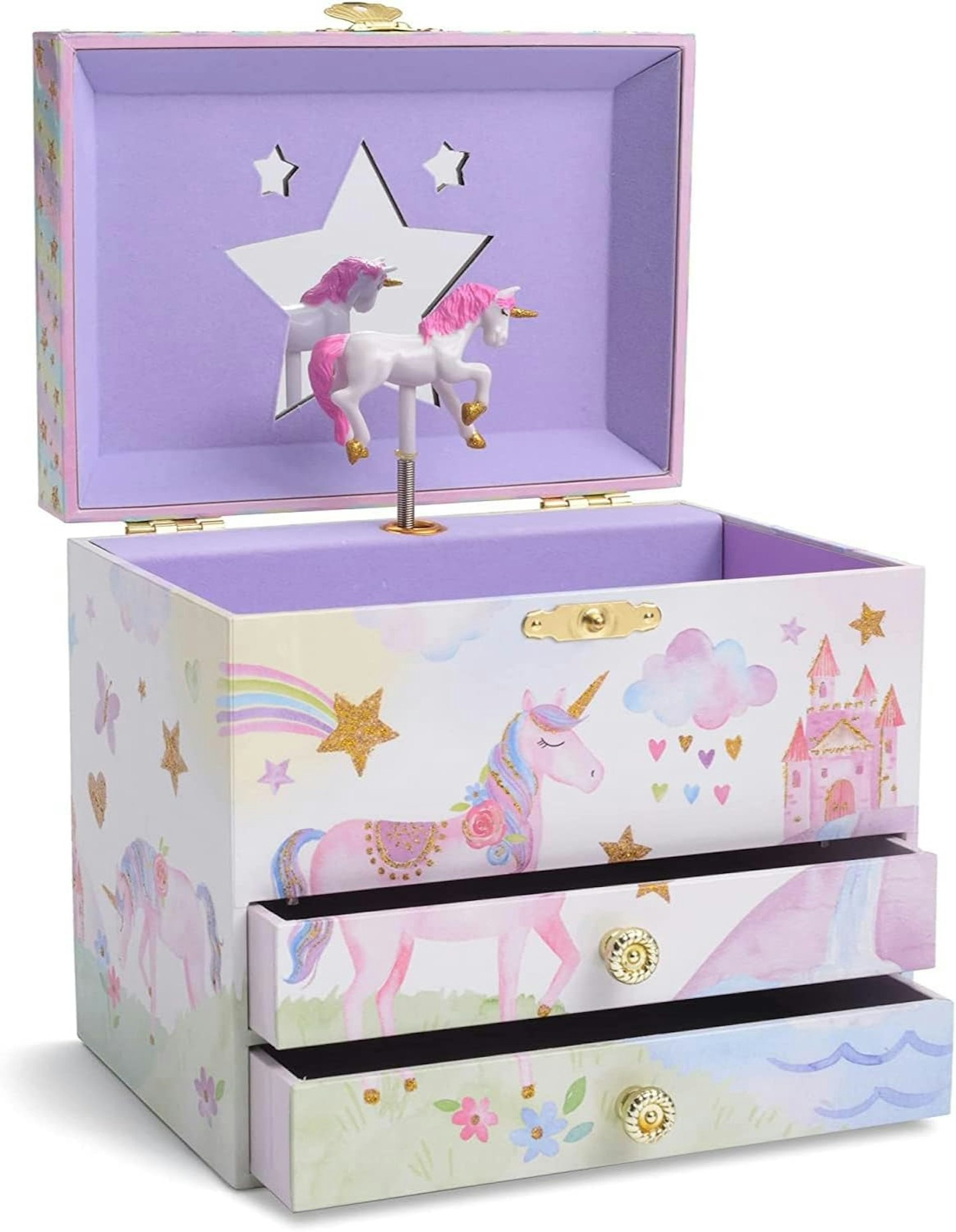 Jewelkeeper Unicorn children's Jewellery Box for Girls