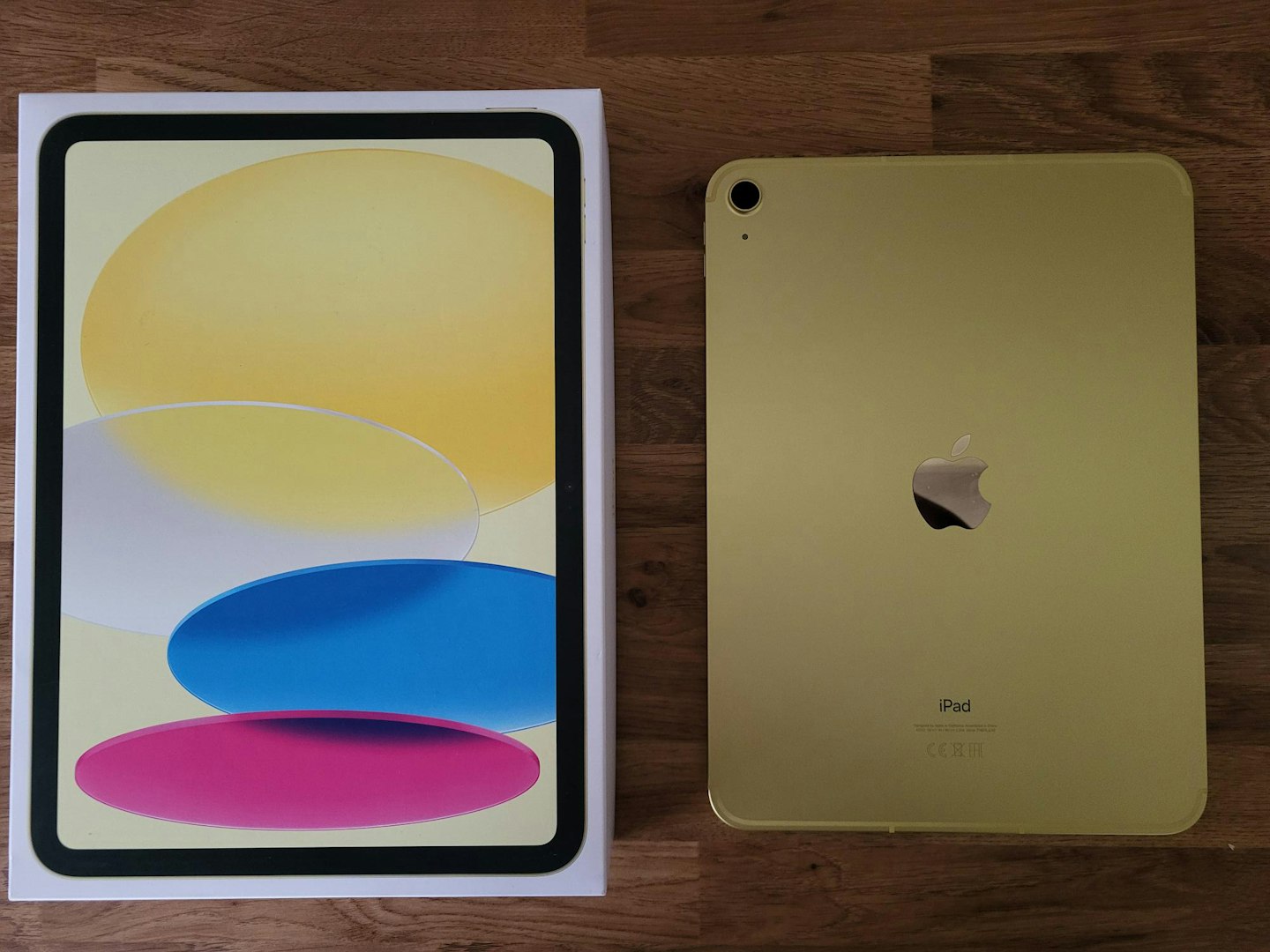 ipad back yellow