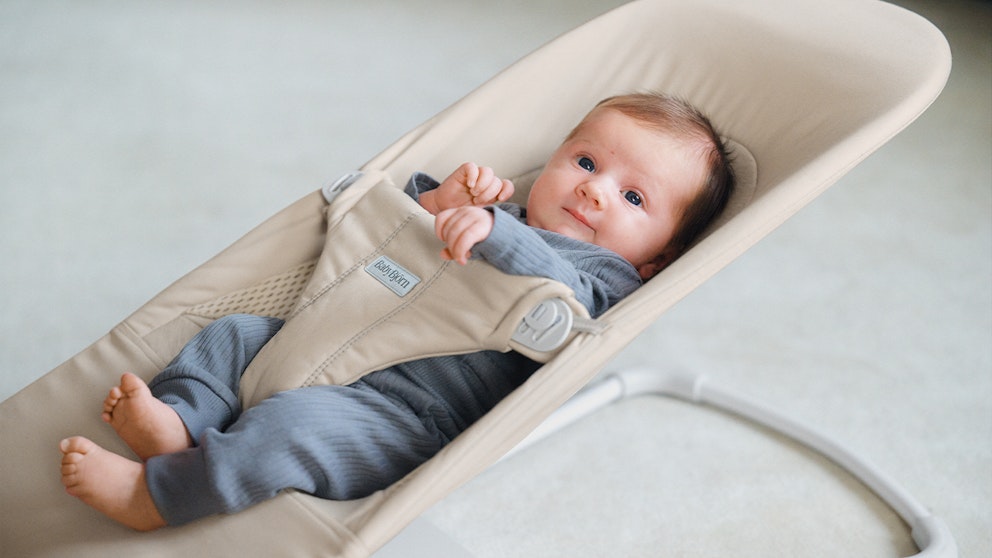 Meet BabyBjorn's latest Baby Bouncer Soft TriFabric