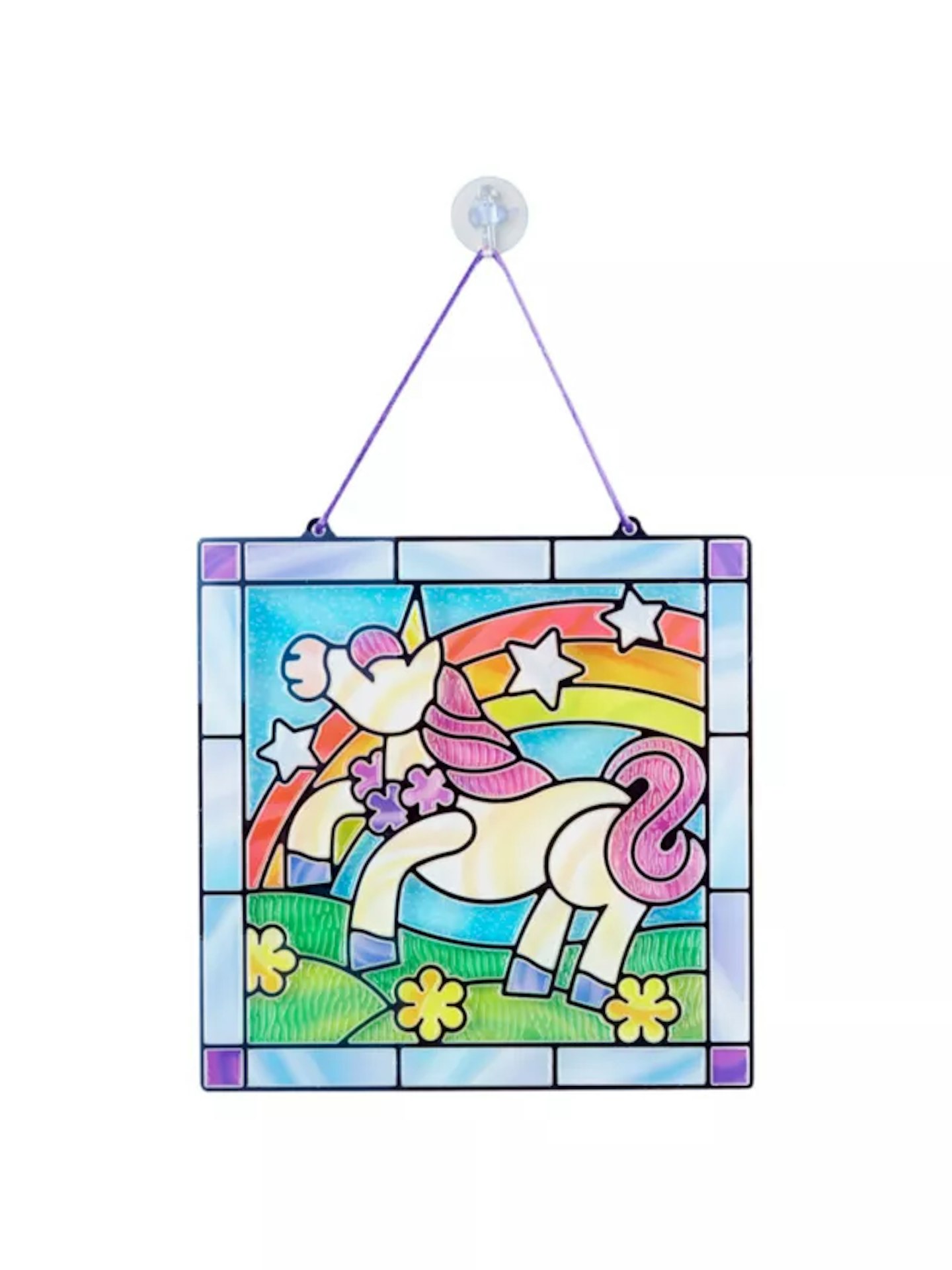 Melissa & Doug Stained Glass Unicorn Craft Set