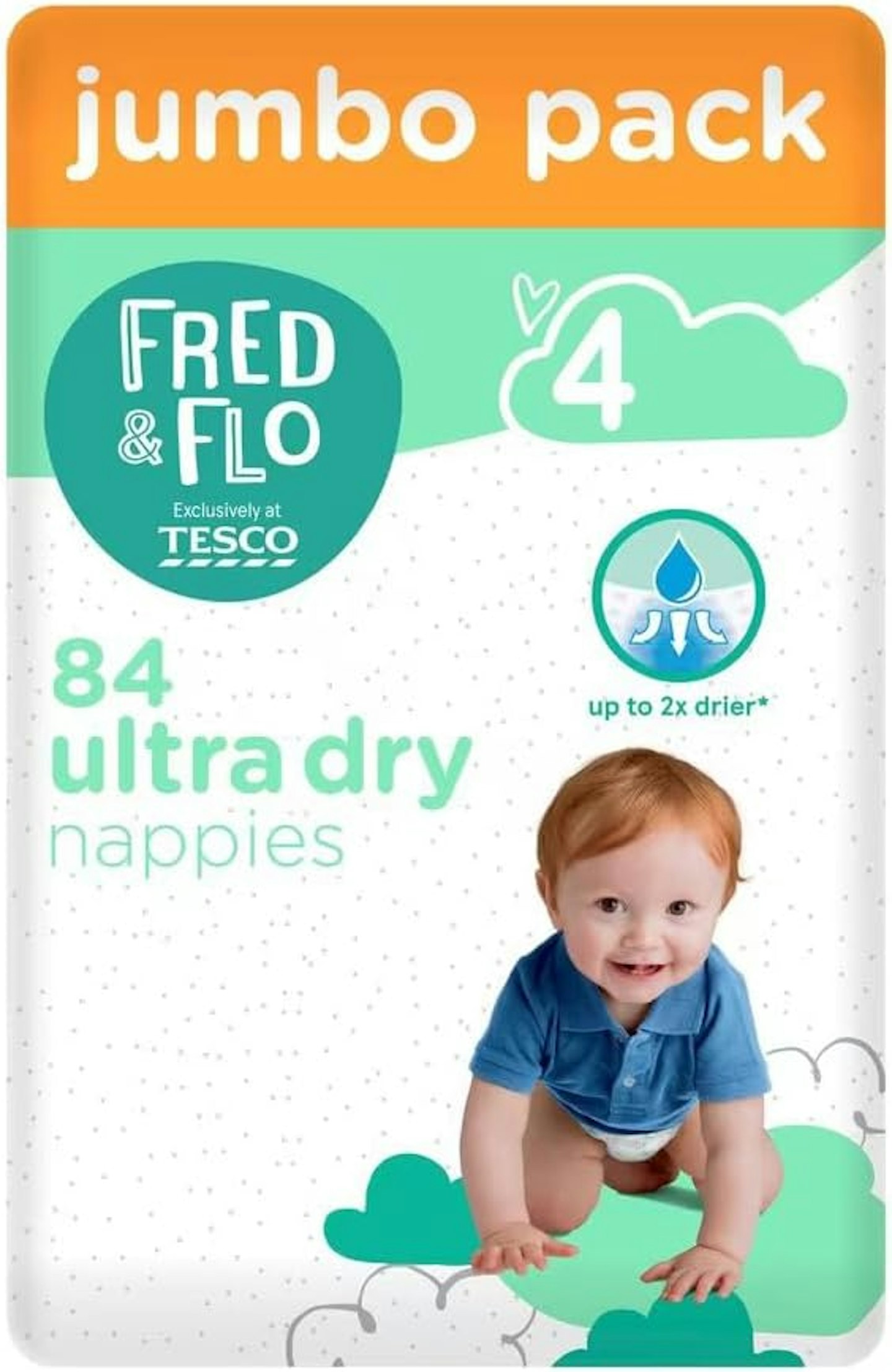 Fred and Flo Ultra Dry Nappies