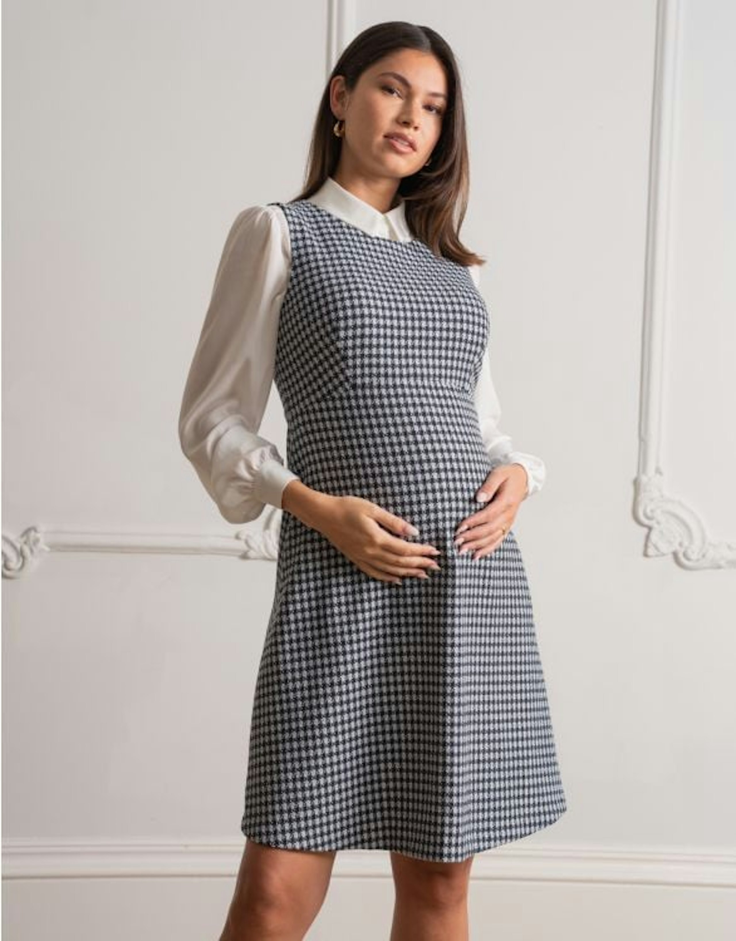 pinafore dress for pregnant ladies What to wear to work if you're (but hate maternity clothes) best-selling-products