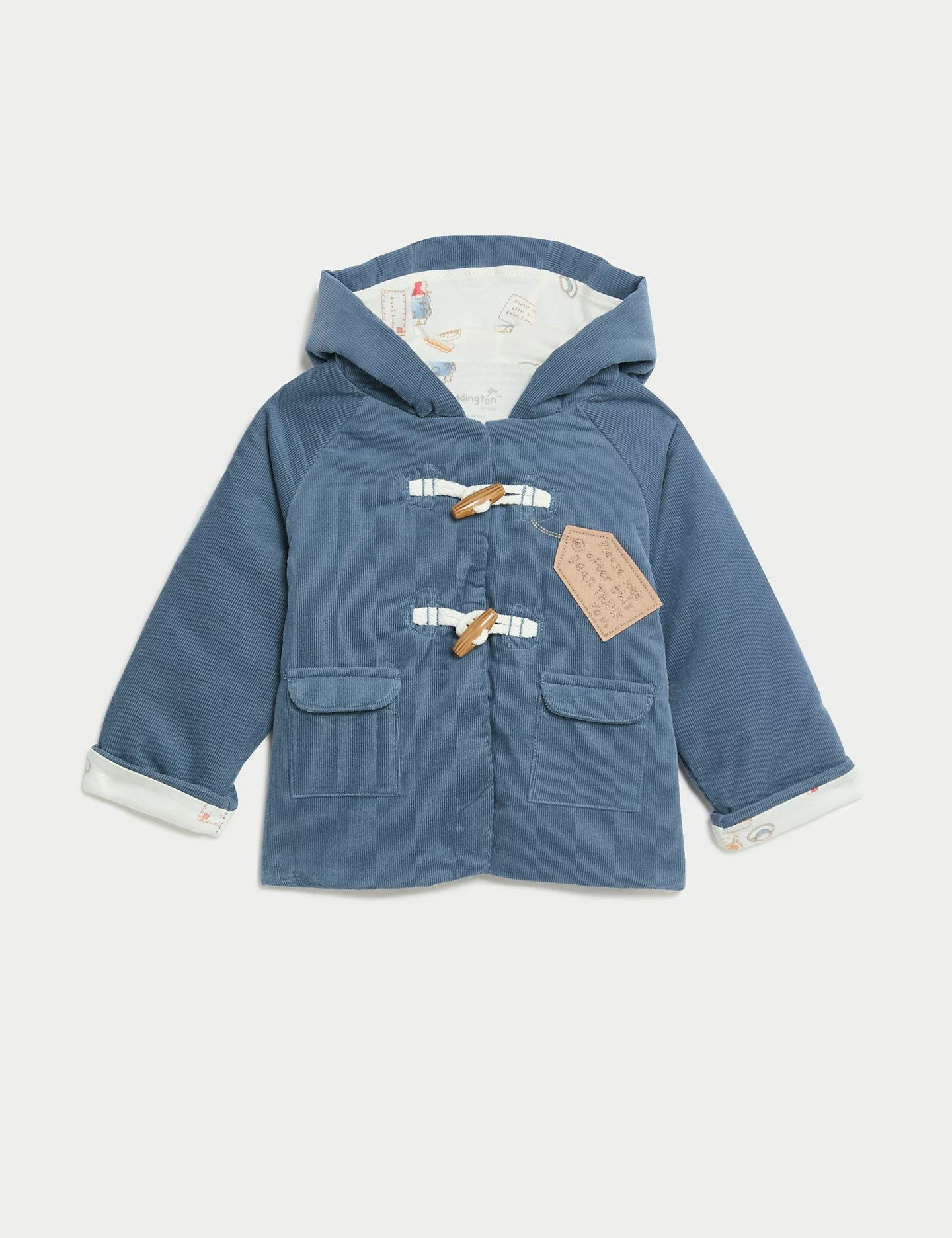 M&S Pure Cotton Cord Paddington™ Padded Jacket