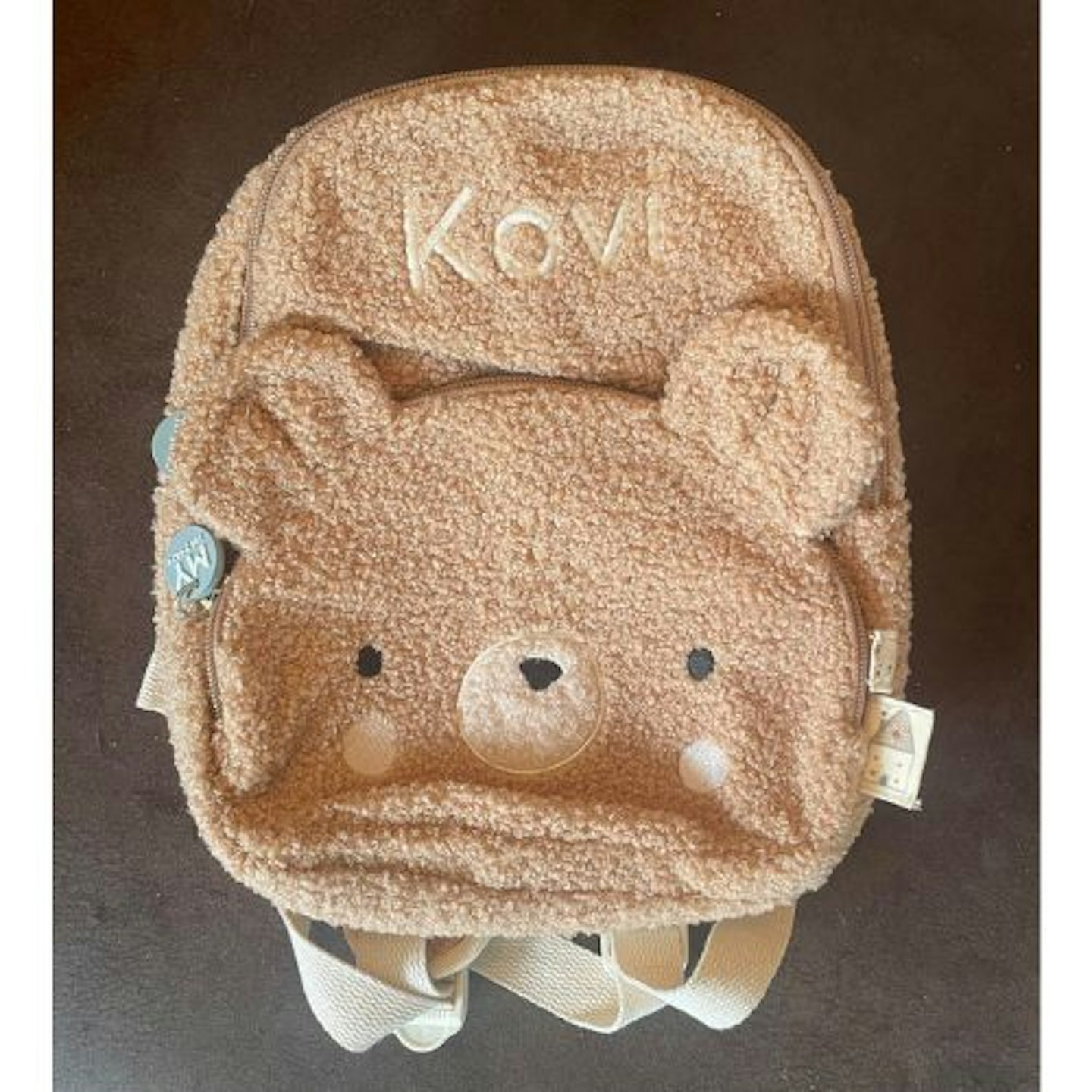 Best baby backpacks for nursery Personalised Fluffy Bear Character Mini Backpack