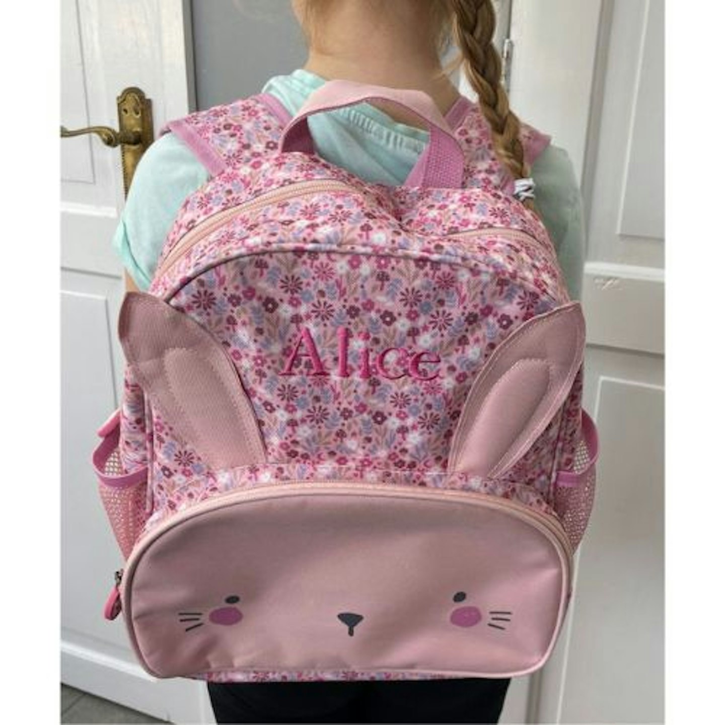 Best baby backpacks for nursery Personalised Pink Bunny Medium Backpack