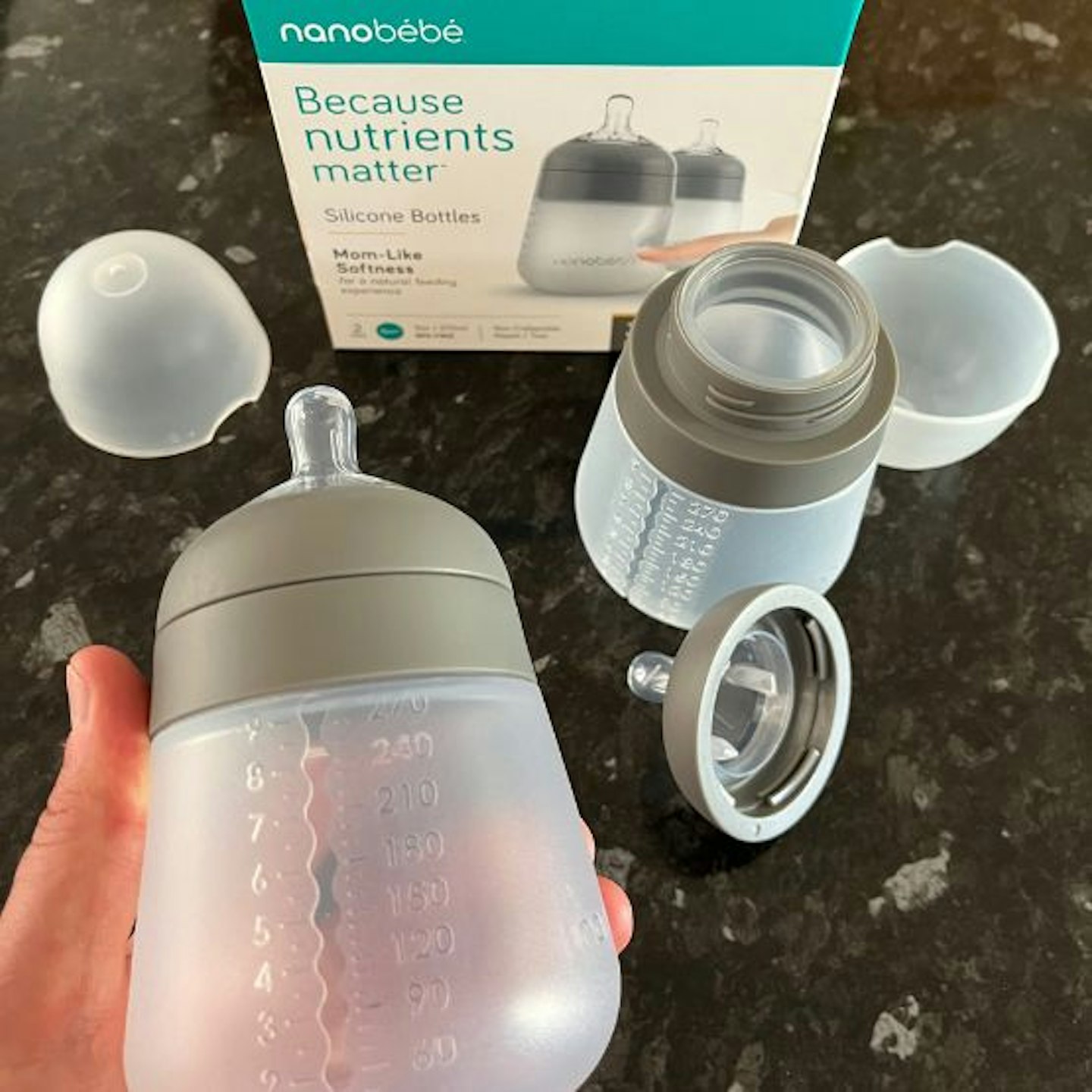 Nanobebe Flexy Silicone Baby bottles