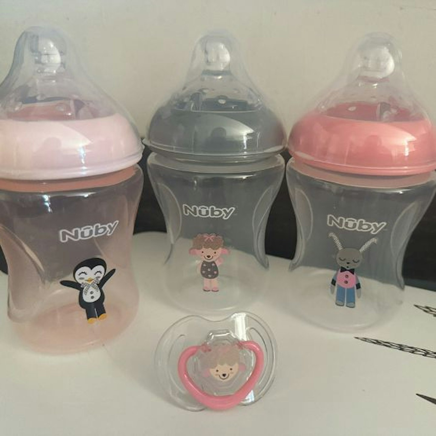 Nuby Anti Colic Baby Bottle Set