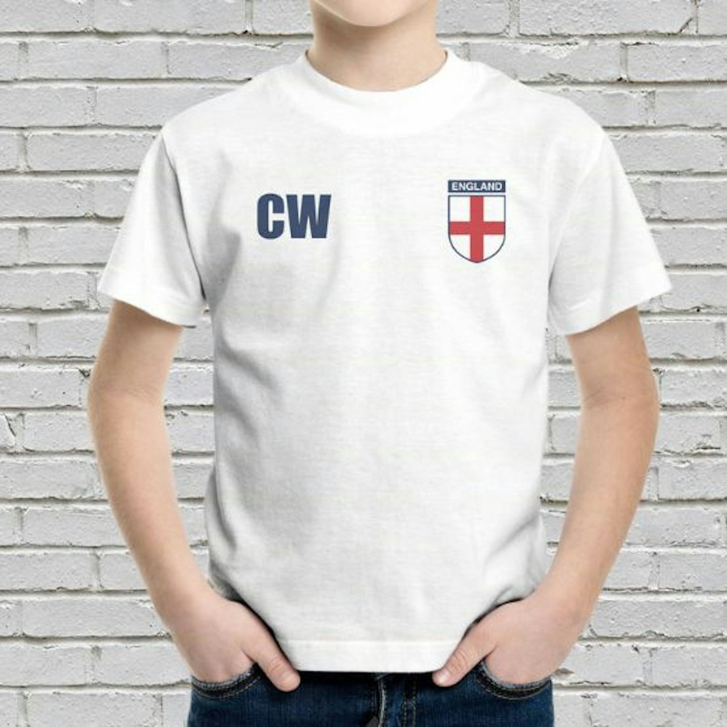 Personalised England Football Supporters T-shirt