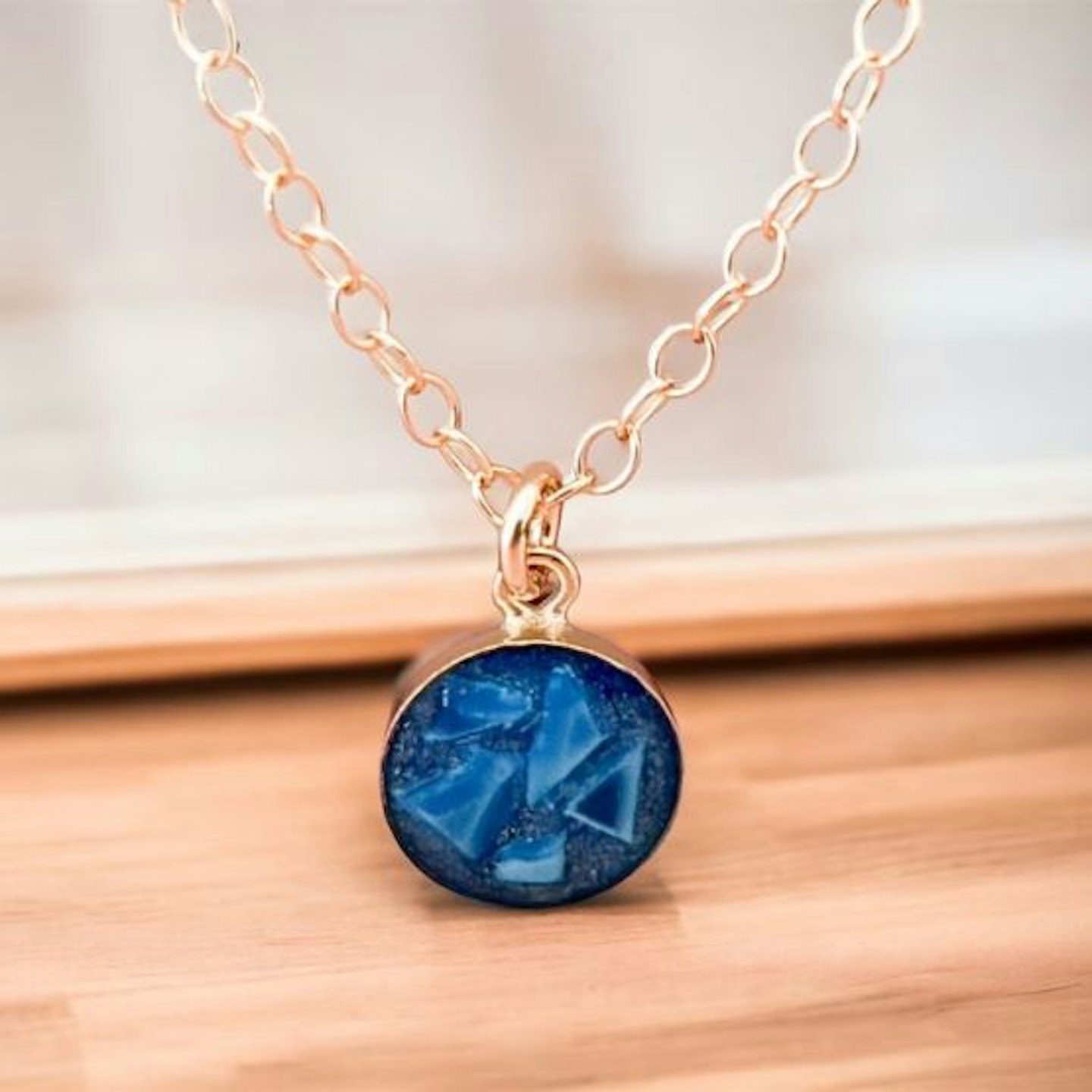 Pregnancy keepsake resin necklace