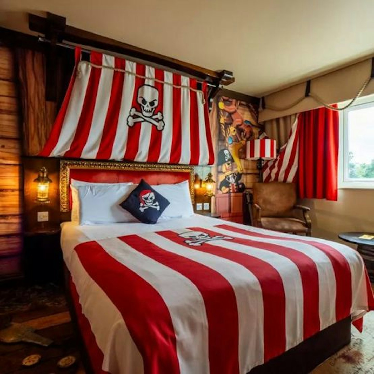 Premium Pirate themed room at the LEGOLAND Resort Hotel, Windsor