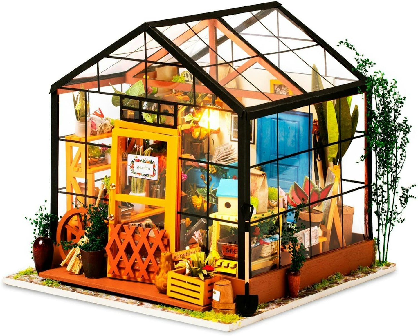 ROBOTIME DIY Doll House kit Cathys Flower House