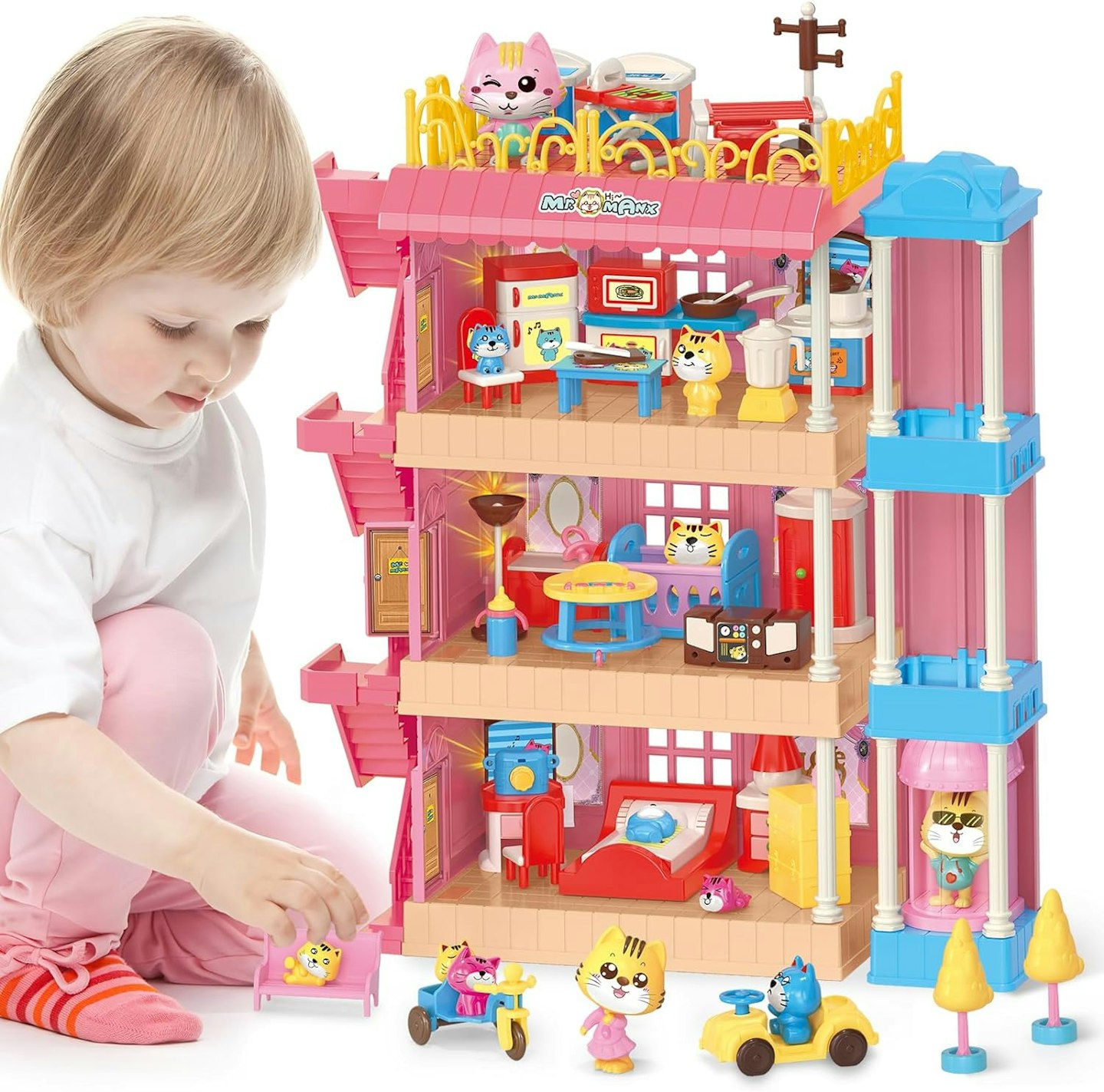 deAO Toddler Dolls House