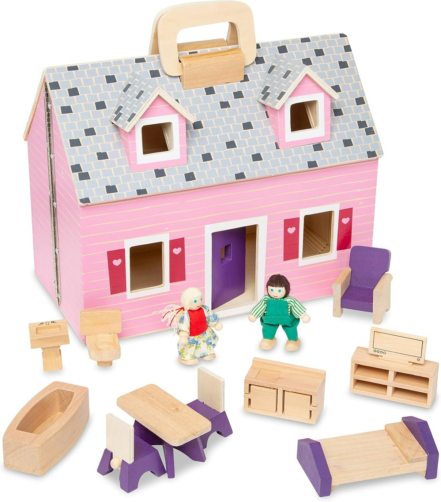 Best portable dollhouse mellissa and doug toys 