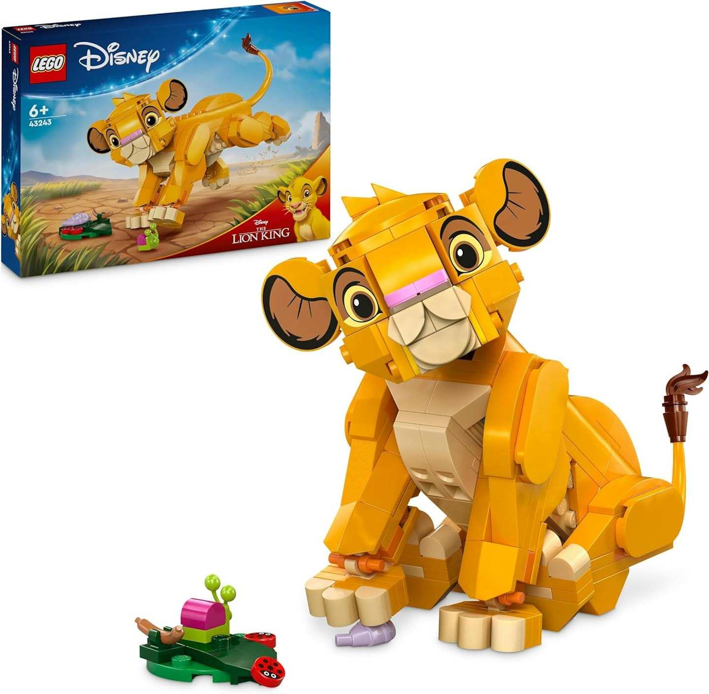 LEGO Disney Simba the Lion King Cub Building Toy for 6 Plus Year Old Girls & Boys