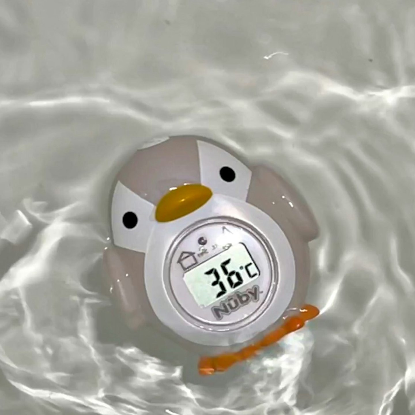 Nuby Penguin shaped baby bath Digital thermometer 