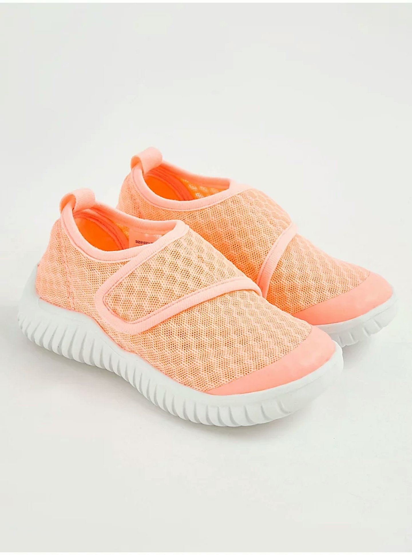 Peach Textured Aqua Shoes