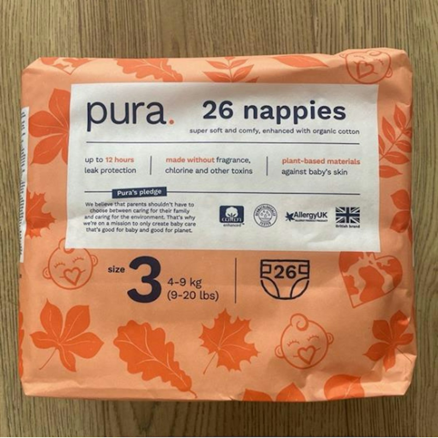 Pura nappies size 3